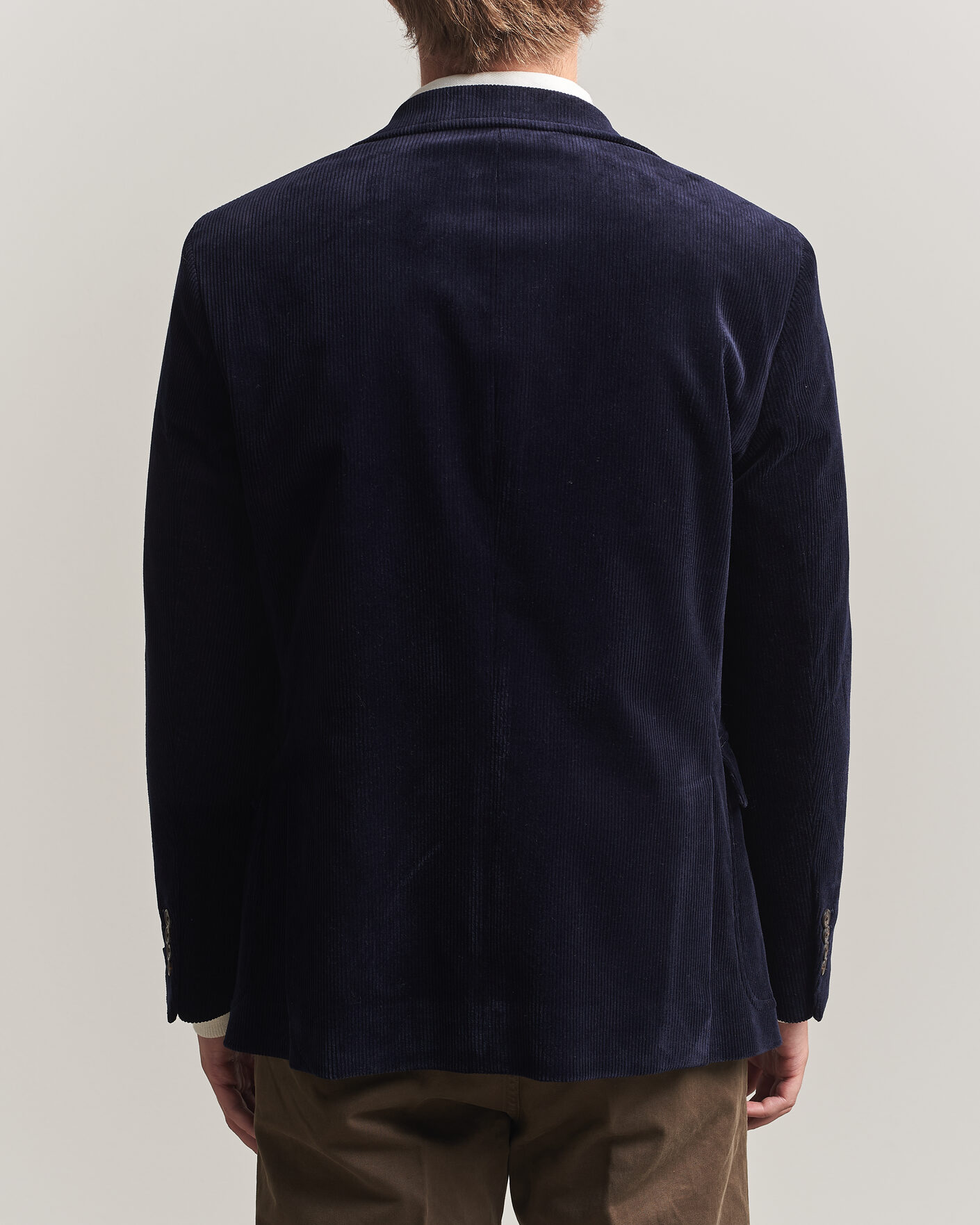 Herr | Kavajer | Polo Ralph Lauren | Single Breasted Corduroy Sportcoat Newport Navy