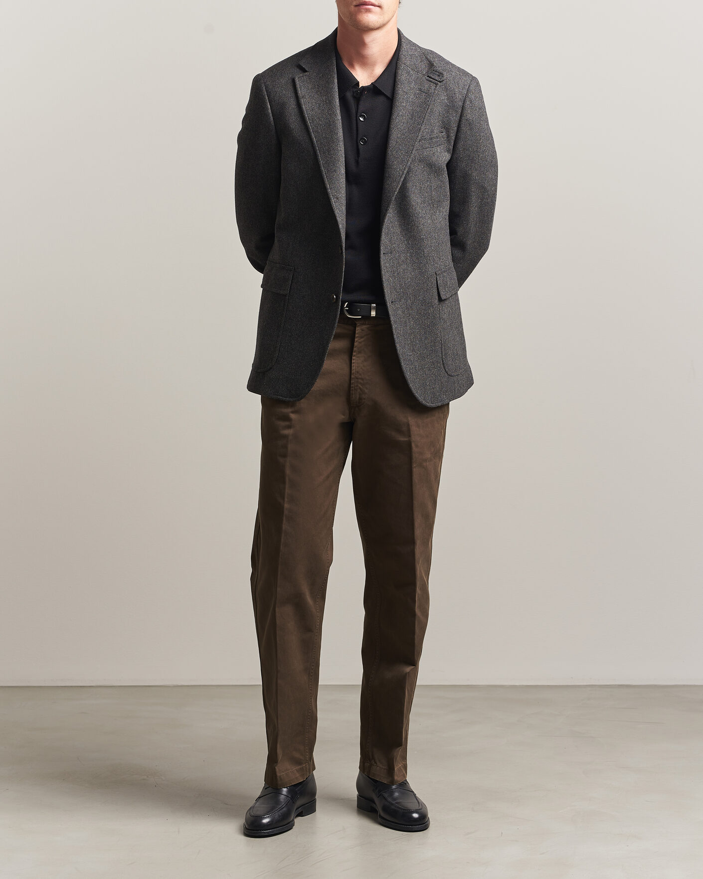 Herr | Kavajer | Polo Ralph Lauren | Tonal Broken Twill Sportcoat Charcoal