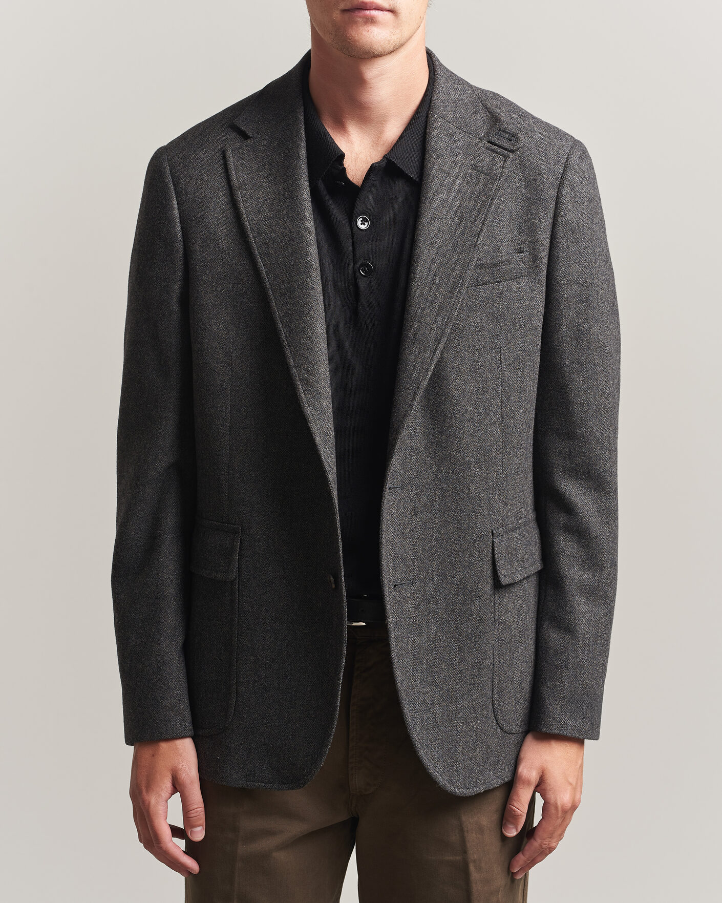 Herr | Kavajer | Polo Ralph Lauren | Tonal Broken Twill Sportcoat Charcoal