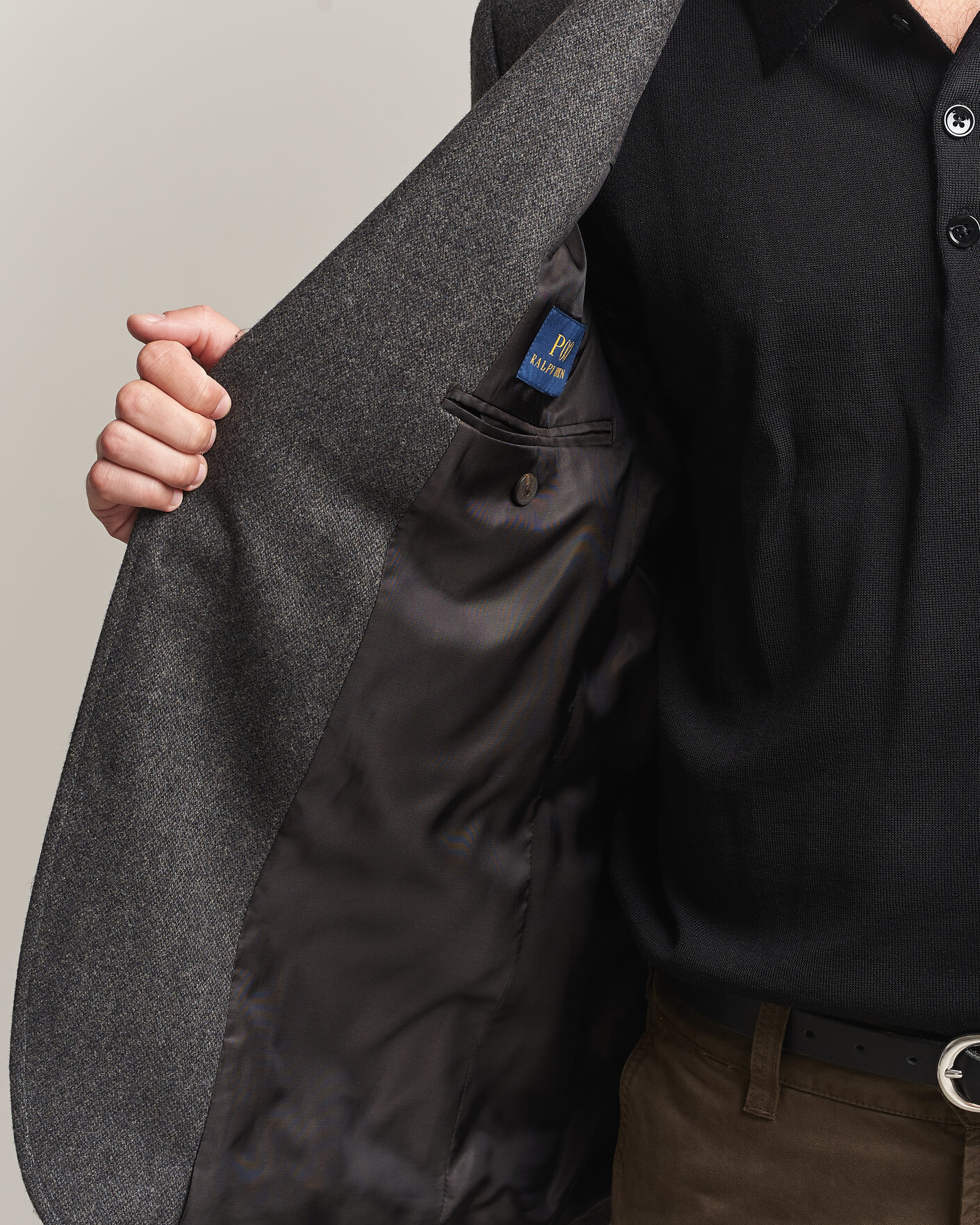 Herr | Kavajer | Polo Ralph Lauren | Tonal Broken Twill Sportcoat Charcoal