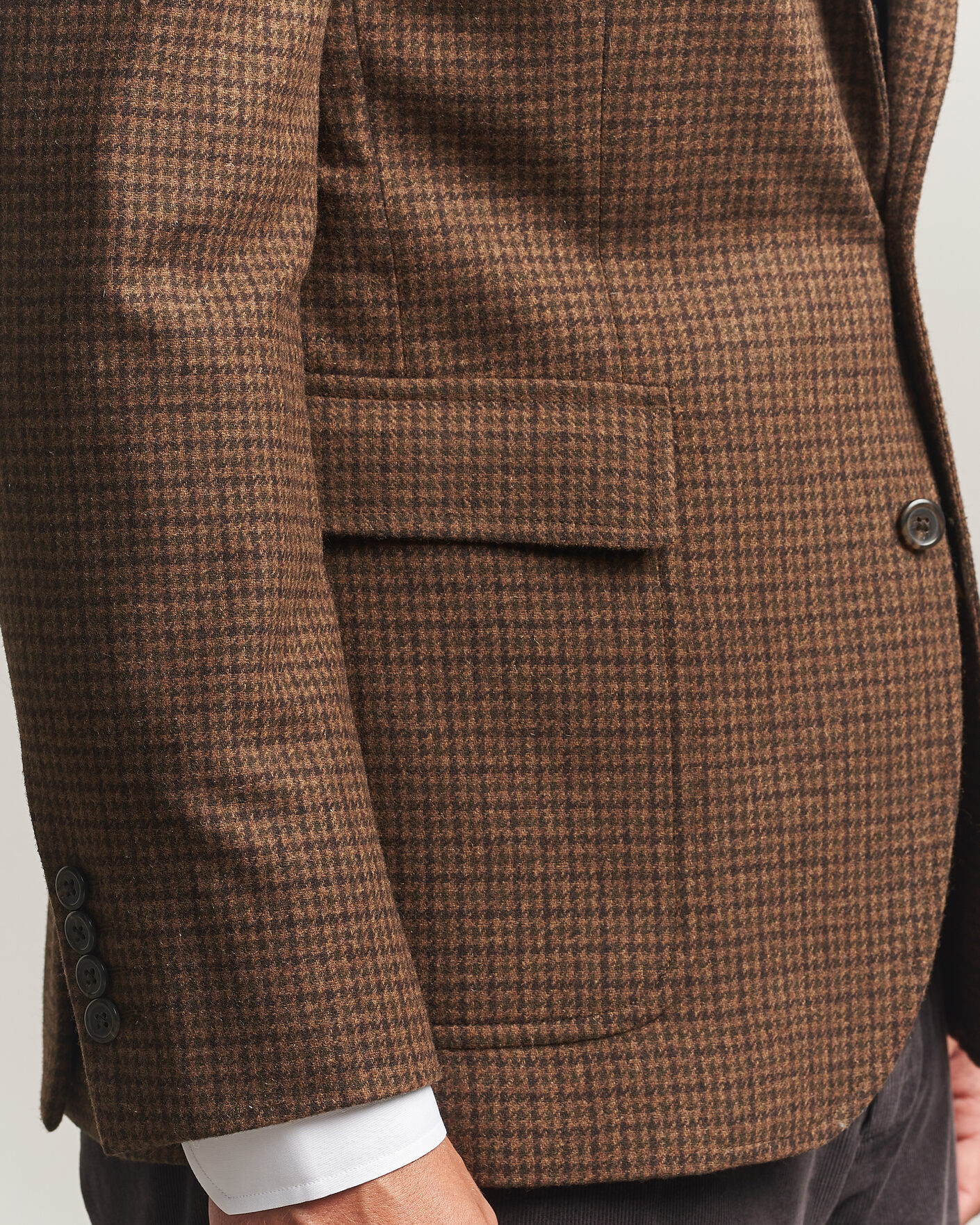 Herr | Kavajer | Polo Ralph Lauren | Guncheck Woven Sportcoat Brown/Olive