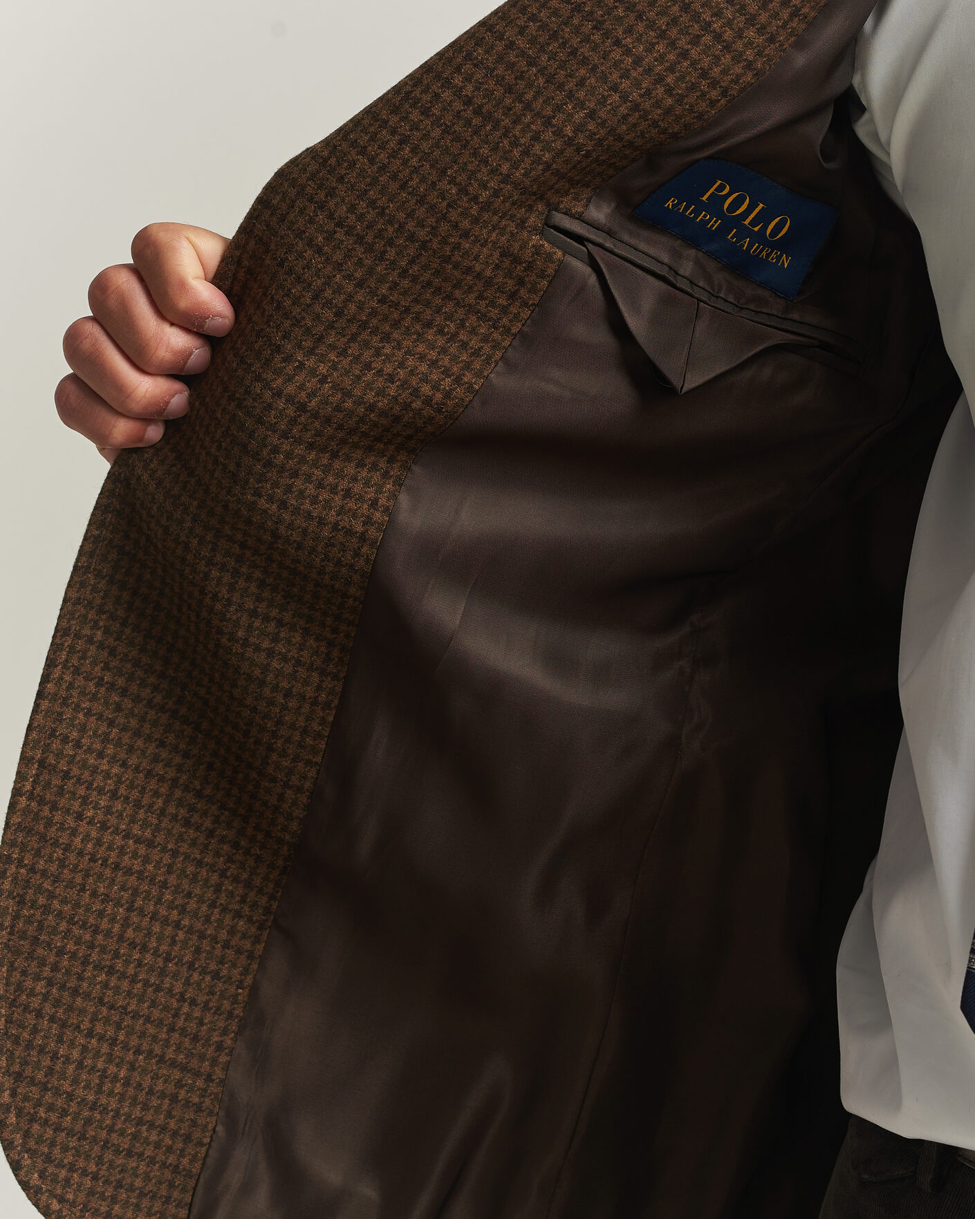 Herr | Kavajer | Polo Ralph Lauren | Guncheck Woven Sportcoat Brown/Olive