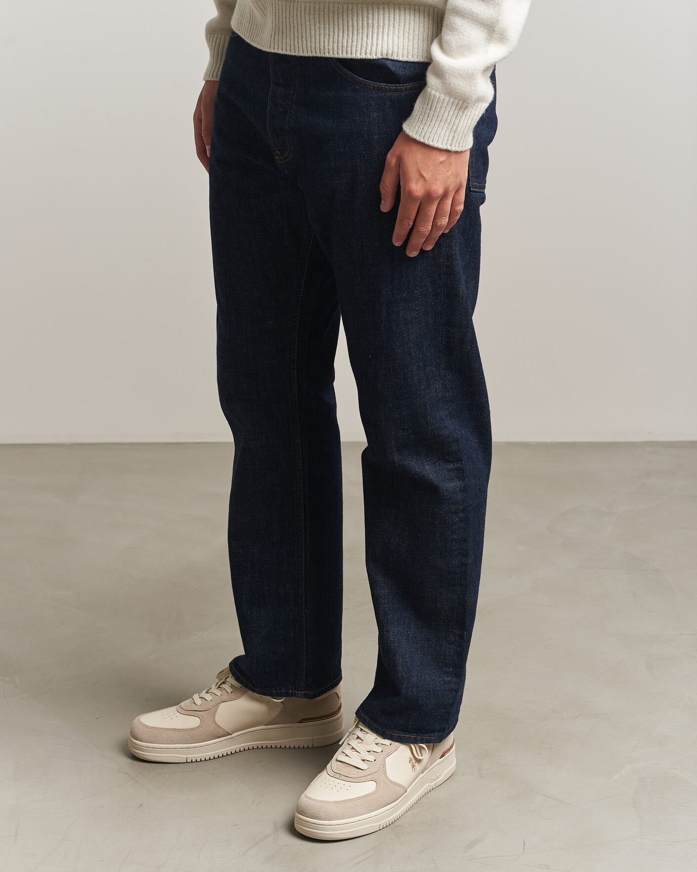 Herr | Sneakers | Polo Ralph Lauren | Masters Court Suede/Leather Sneakers Milkshake
