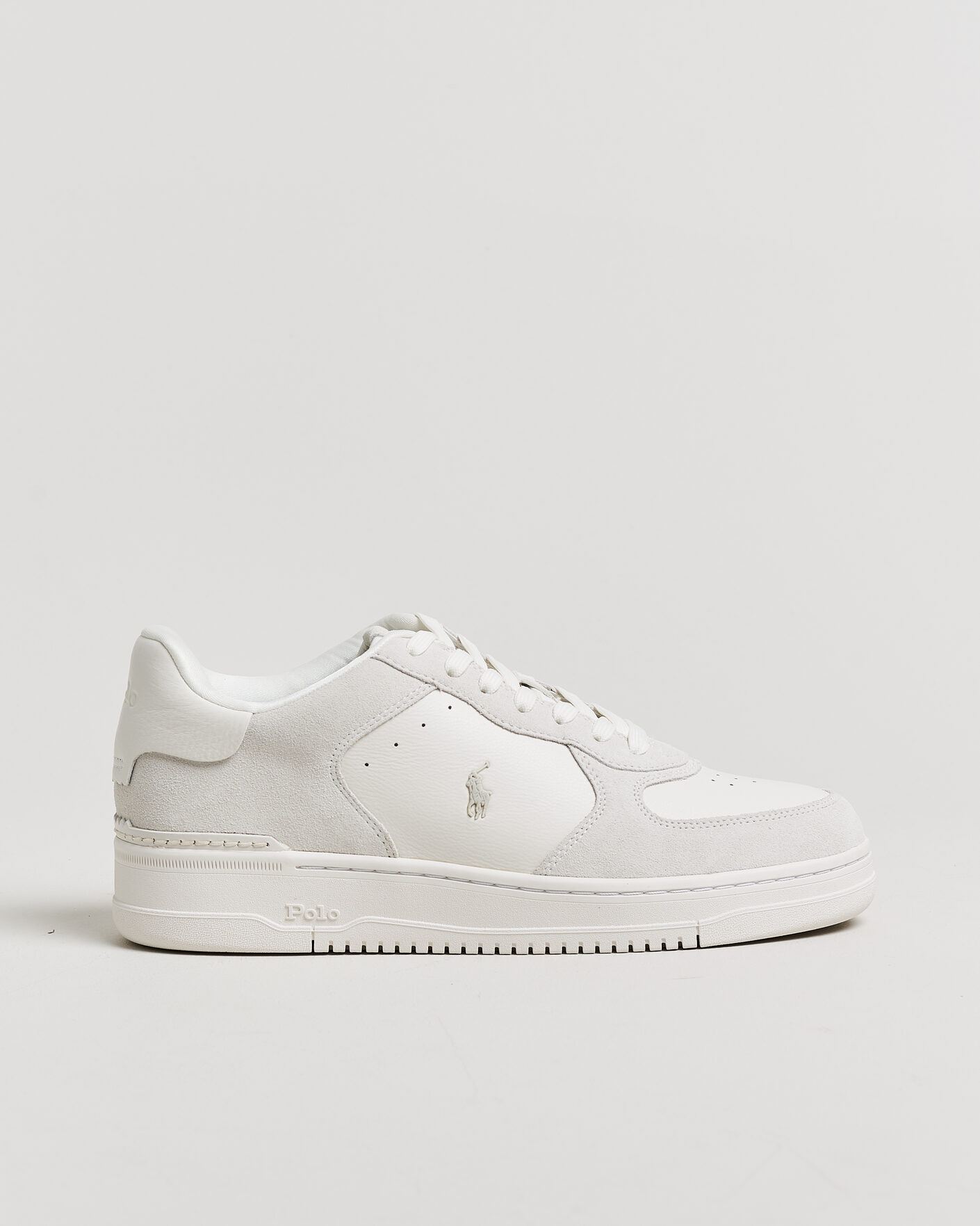 Herr | Sneakers | Polo Ralph Lauren | Masters Court Suede/Leather Sneakers Deckwash White
