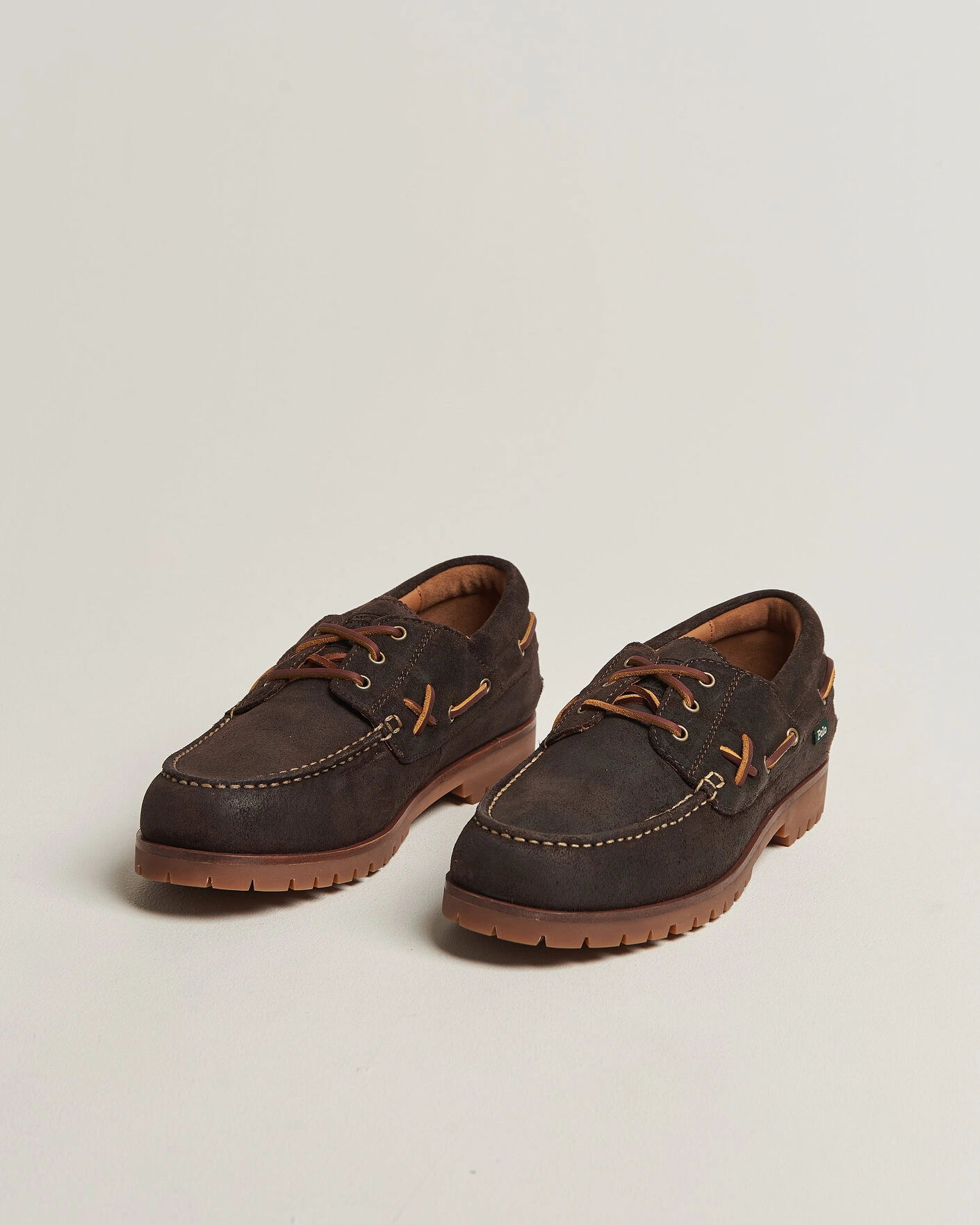 Herr | Loafers | Polo Ralph Lauren | Ranger Deck Suede Boat Shoe Dark Chocolate