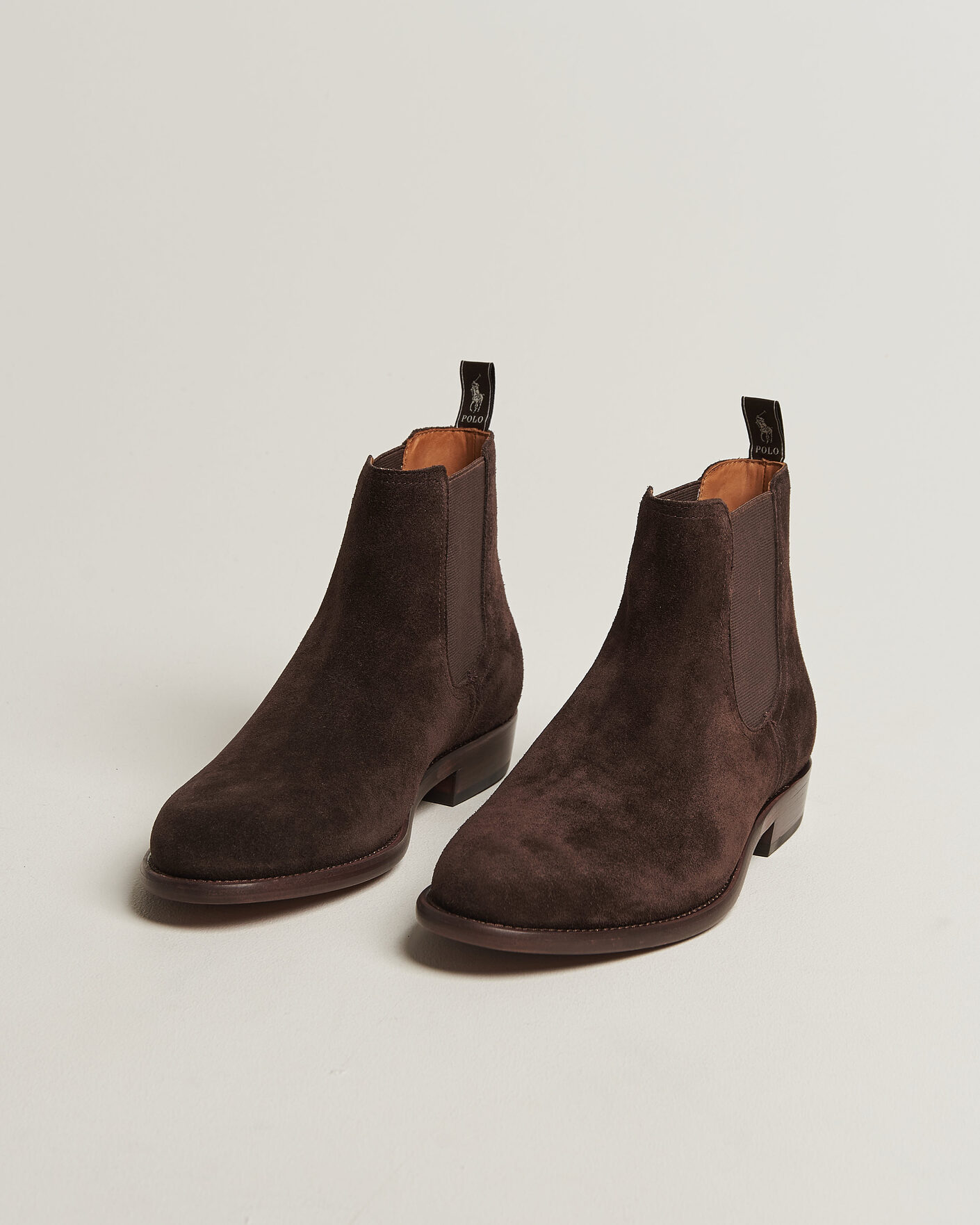 Herr | Kängor | Polo Ralph Lauren | Owen Suede Chelsea Boots Dark Chocolate