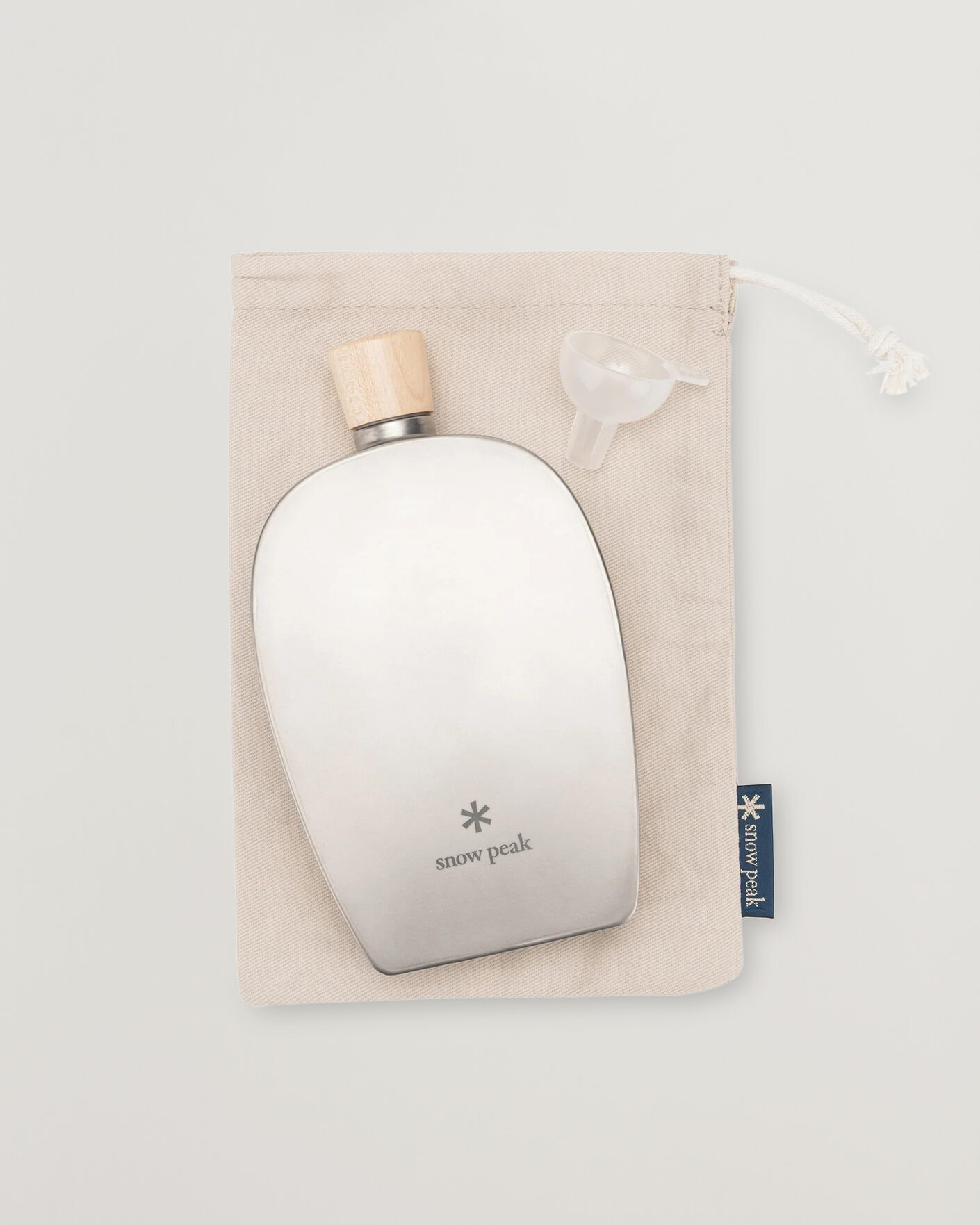 Herr | Outdoor living | Snow Peak | Flask 250 ml Titanium