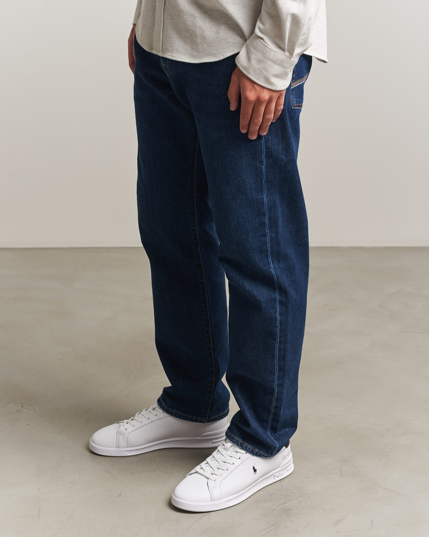 Herr | Sneakers | Polo Ralph Lauren | Heritage Court SIG Sneakers White/Black
