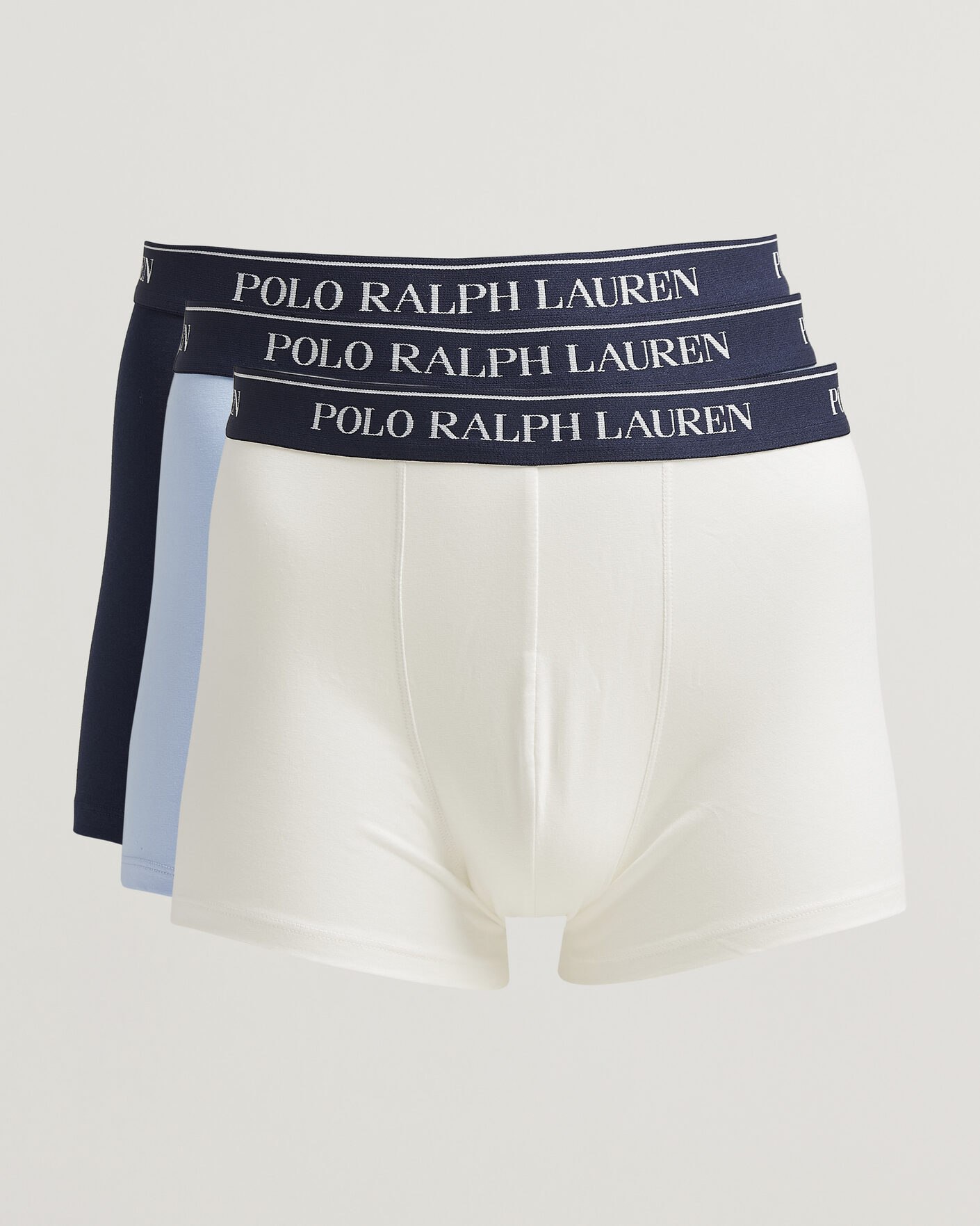 Herr | Underkläder | Polo Ralph Lauren | 3-Pack Trunks White/Blue/Navy