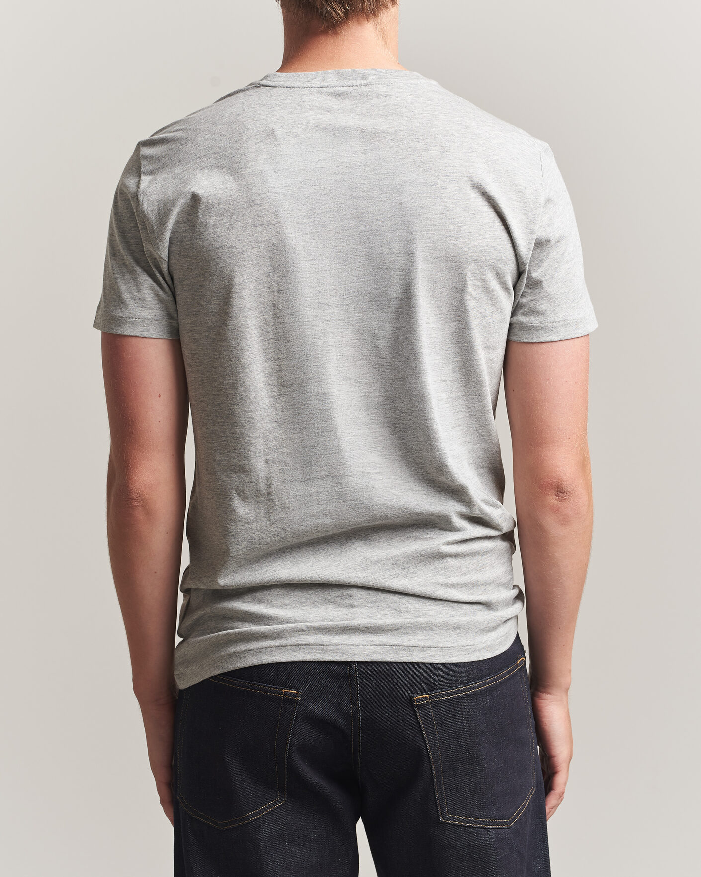Herr | T-Shirts | Polo Ralph Lauren | 3-Pack Crew Neck T-Shirt Grey/Navy/Blue