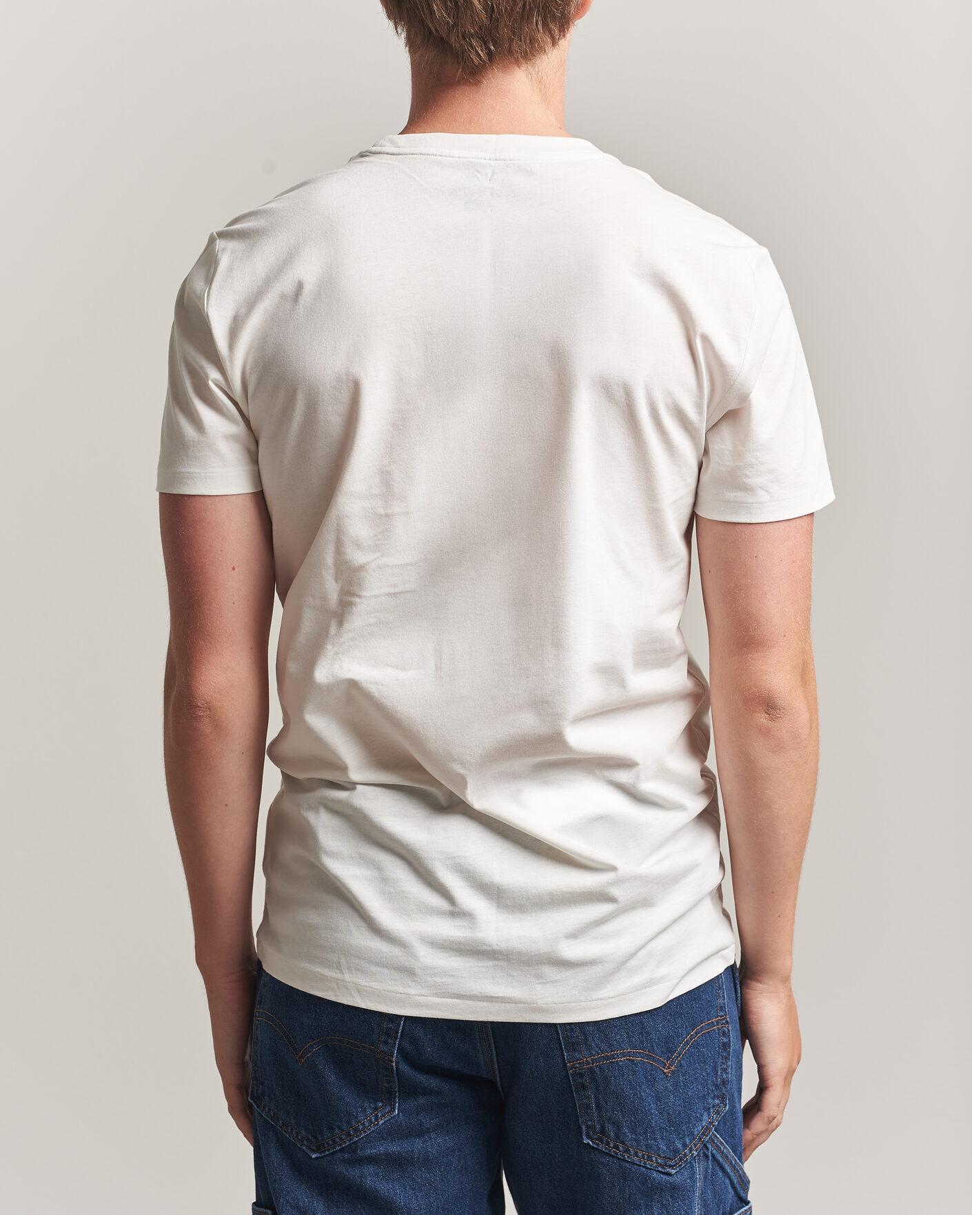 Herr | T-Shirts | Polo Ralph Lauren | 3-Pack Crew Neck T-Shirt White/Blue/Light Blue