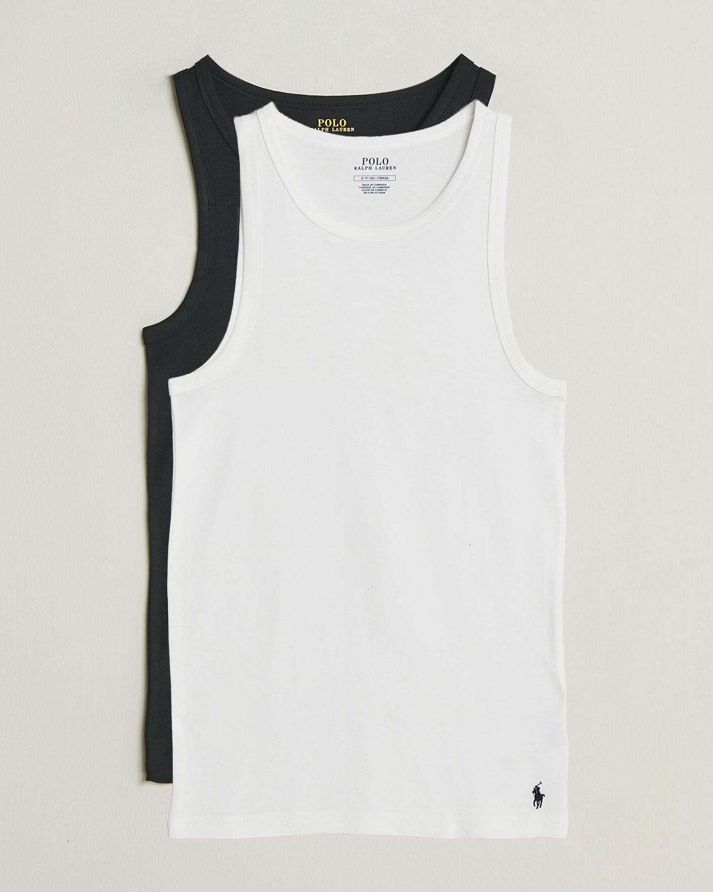 Herr | T-Shirts | Polo Ralph Lauren | 2-Pack Tank Top Black/White