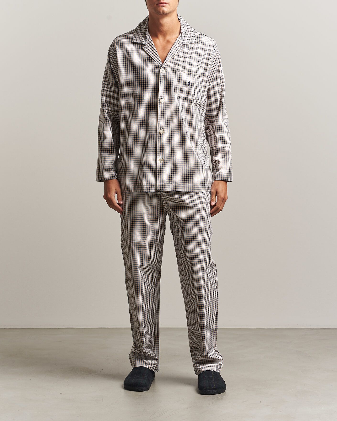 Herr | Pyjamas & Morgonrockar | Polo Ralph Lauren | Pyjamas Set Khaki White Multi
