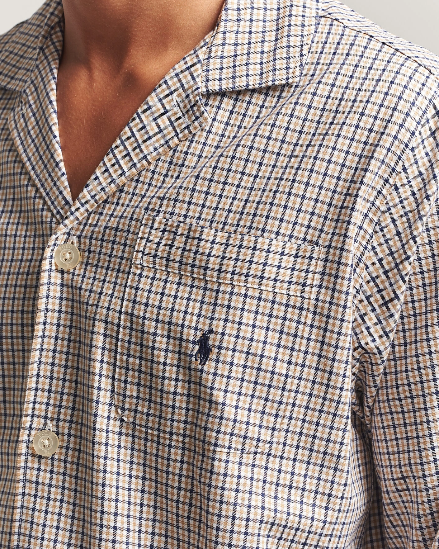 Herr | Pyjamas & Morgonrockar | Polo Ralph Lauren | Pyjamas Set Khaki White Multi
