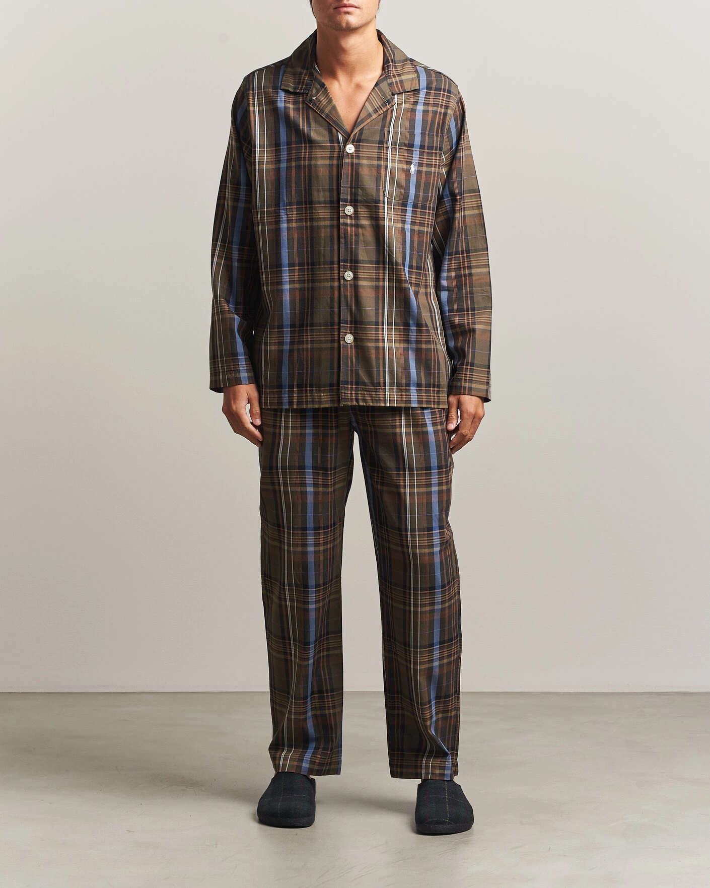 Herr | Pyjamas & Morgonrockar | Polo Ralph Lauren | Pyjamas Set Olive Brown Multi