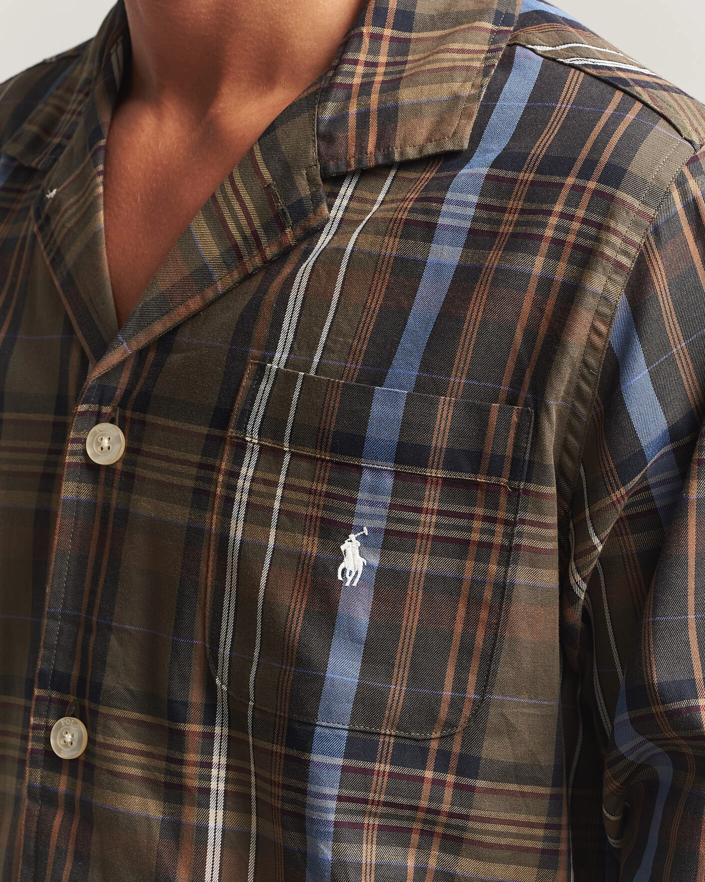Herr | Pyjamas & Morgonrockar | Polo Ralph Lauren | Pyjamas Set Olive Brown Multi