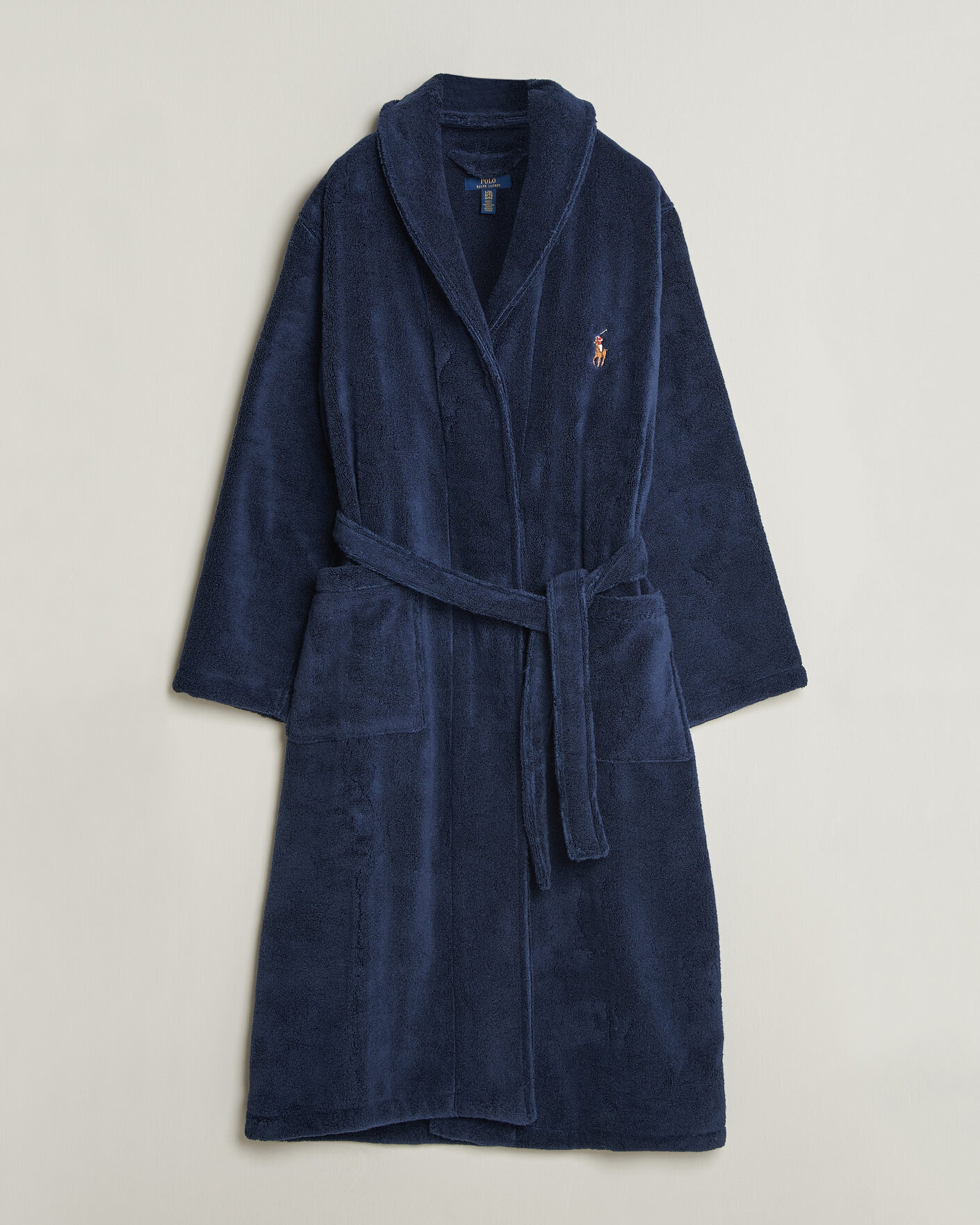 Herr | Pyjamas & Morgonrockar | Polo Ralph Lauren | Cotton Terry Robe Newport Navy
