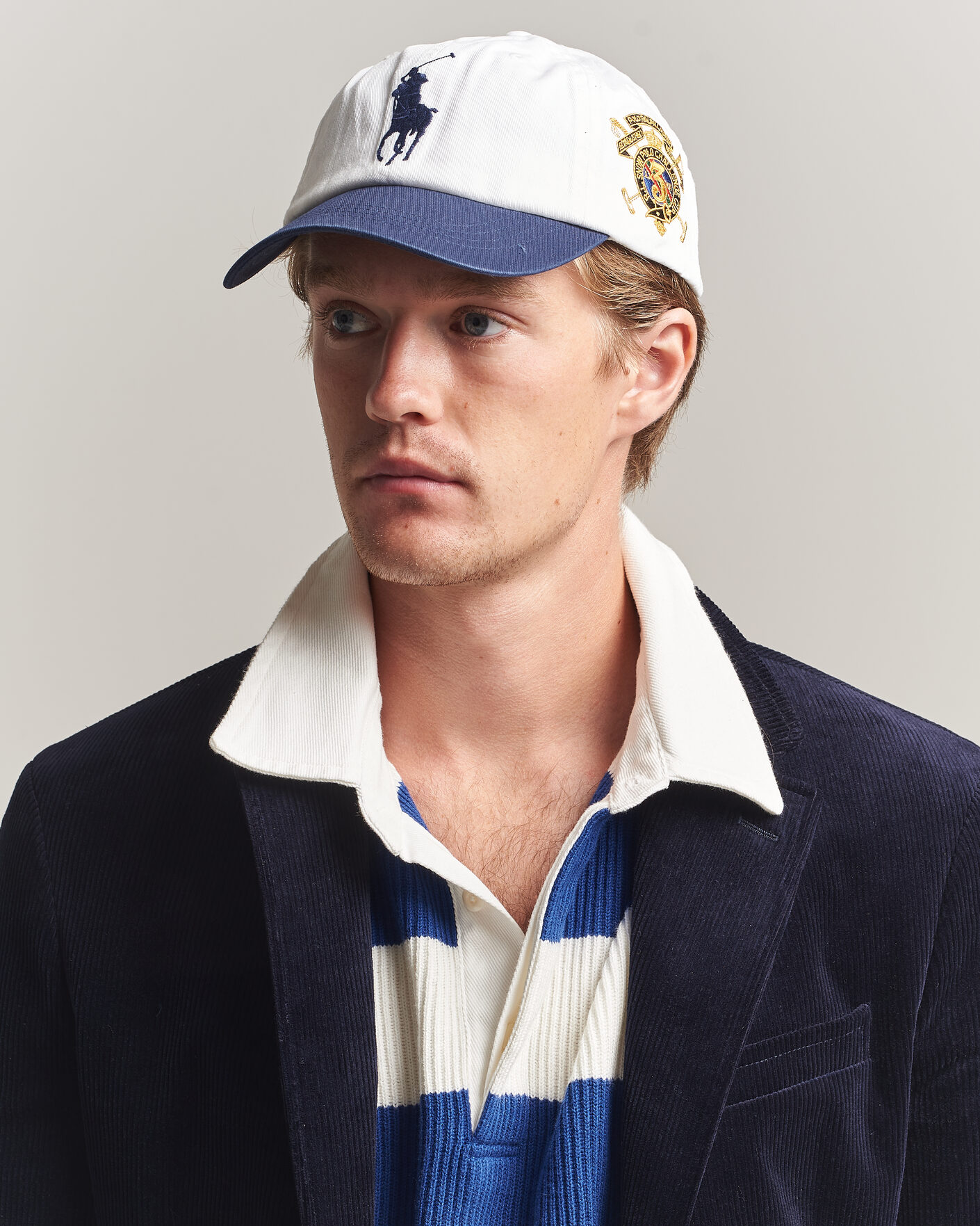 Herr | Hattar & kepsar | Polo Ralph Lauren | Big Pony Twill Cap Ceramic White