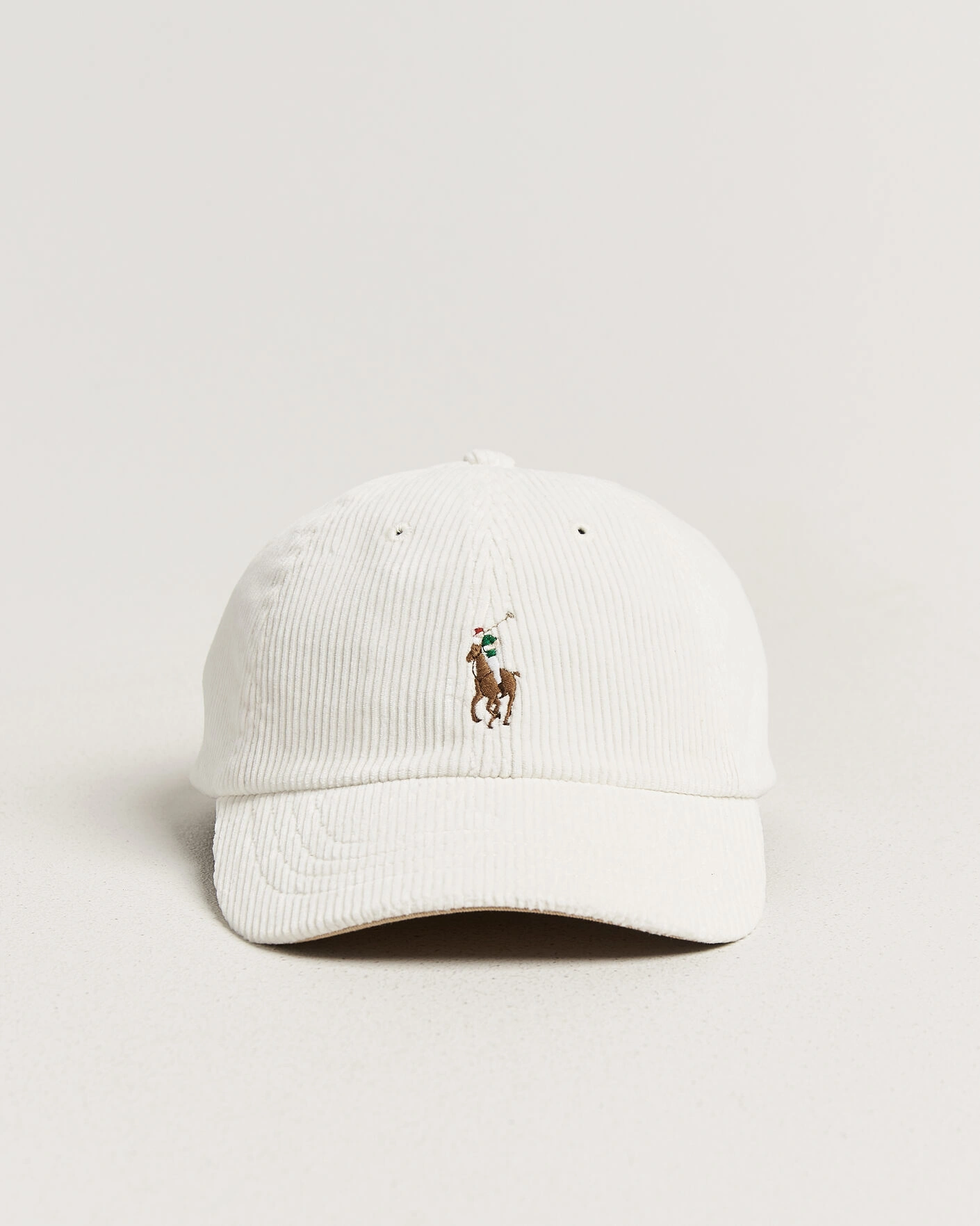 Herr | Hattar & kepsar | Polo Ralph Lauren | Corduroy Cap Warm White