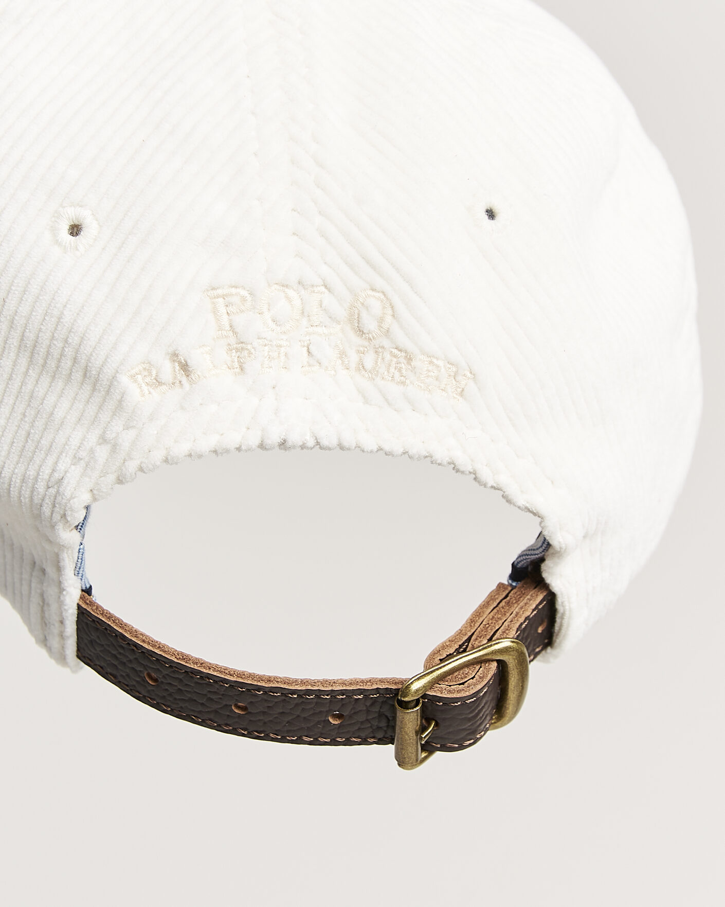 Herr | Hattar & kepsar | Polo Ralph Lauren | Corduroy Cap Warm White