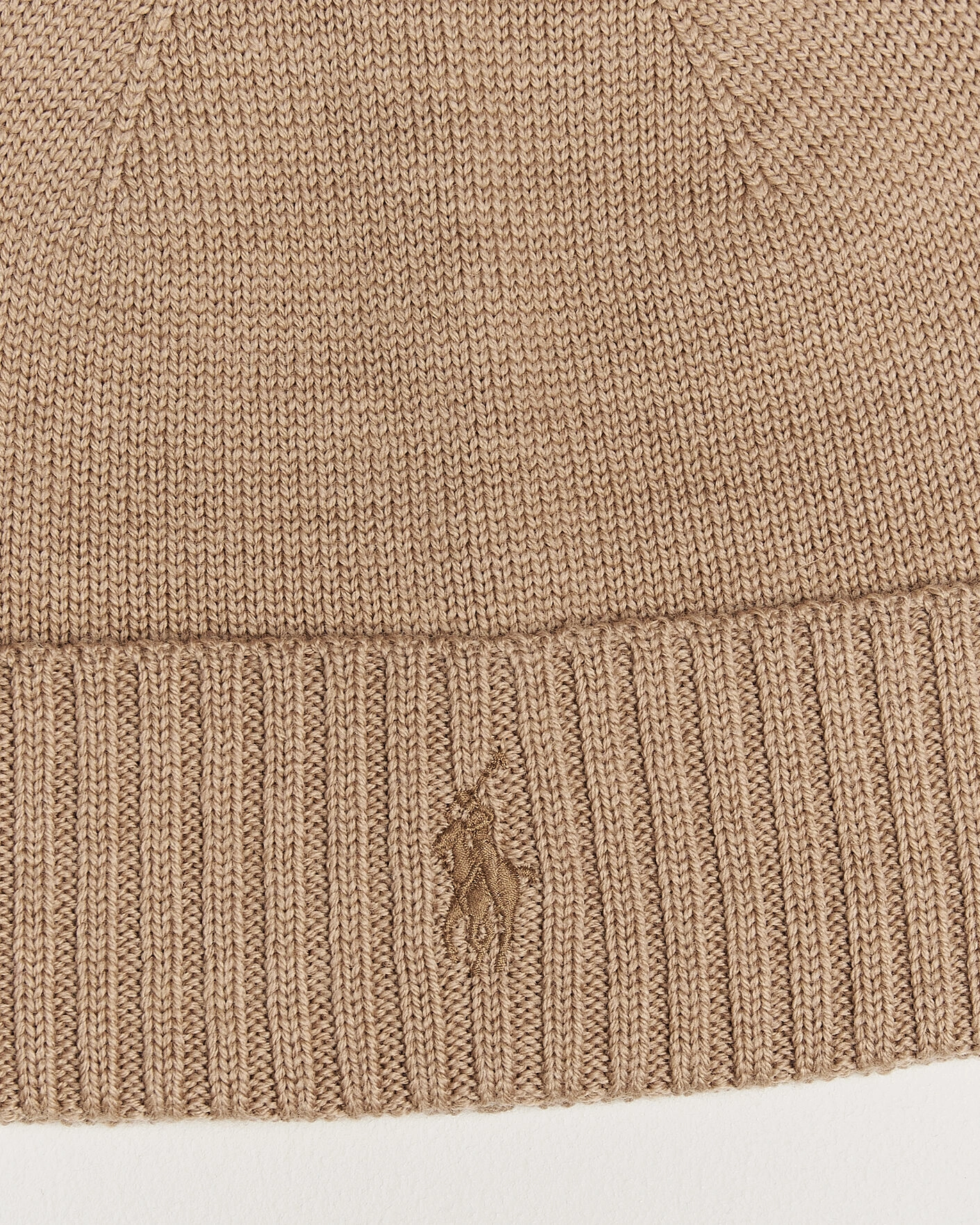 Herr | Mössor | Polo Ralph Lauren | Merino Beanie Camel Melange