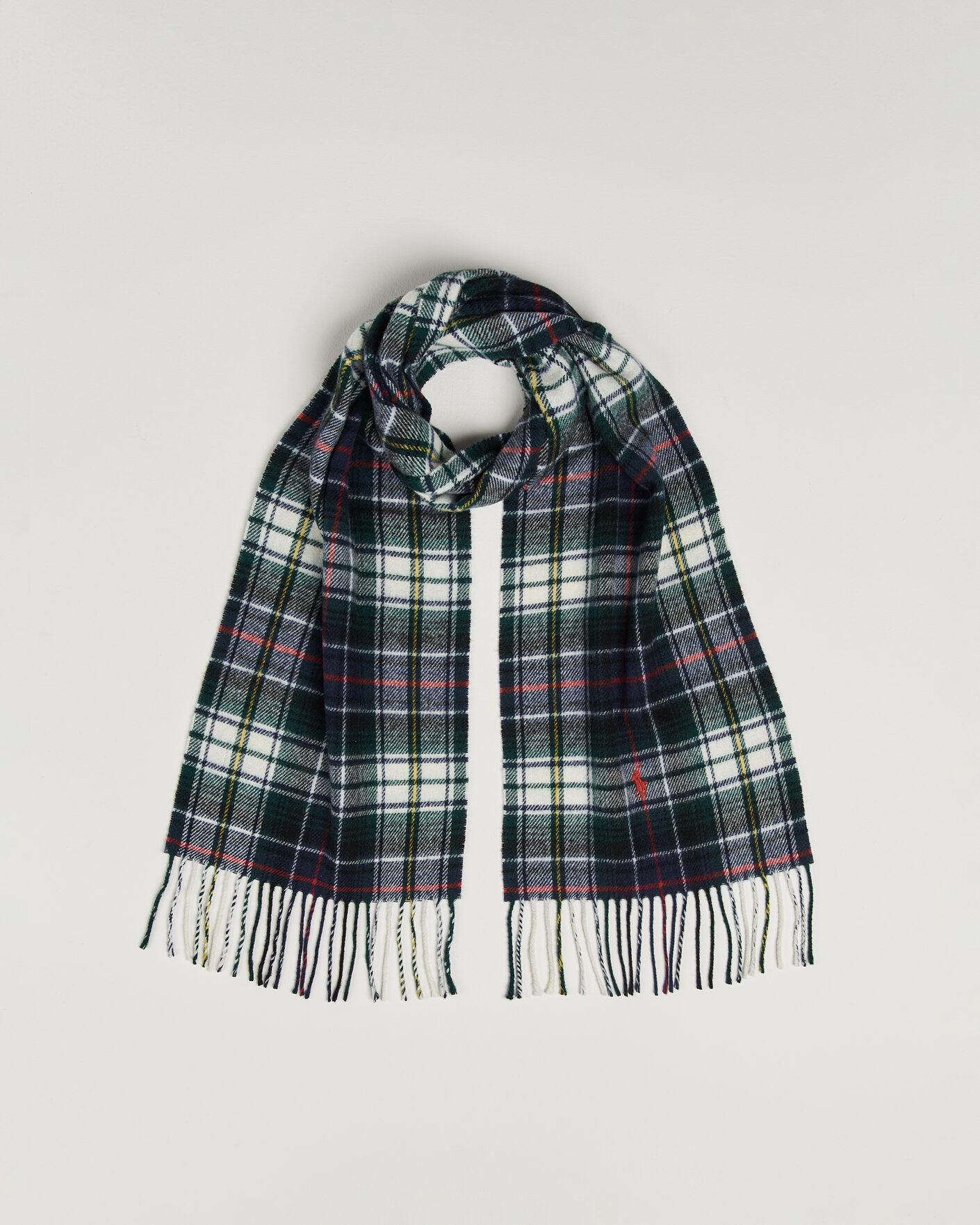 Herr | Halsdukar | Polo Ralph Lauren | Classic Wool Scarf Cream Multi