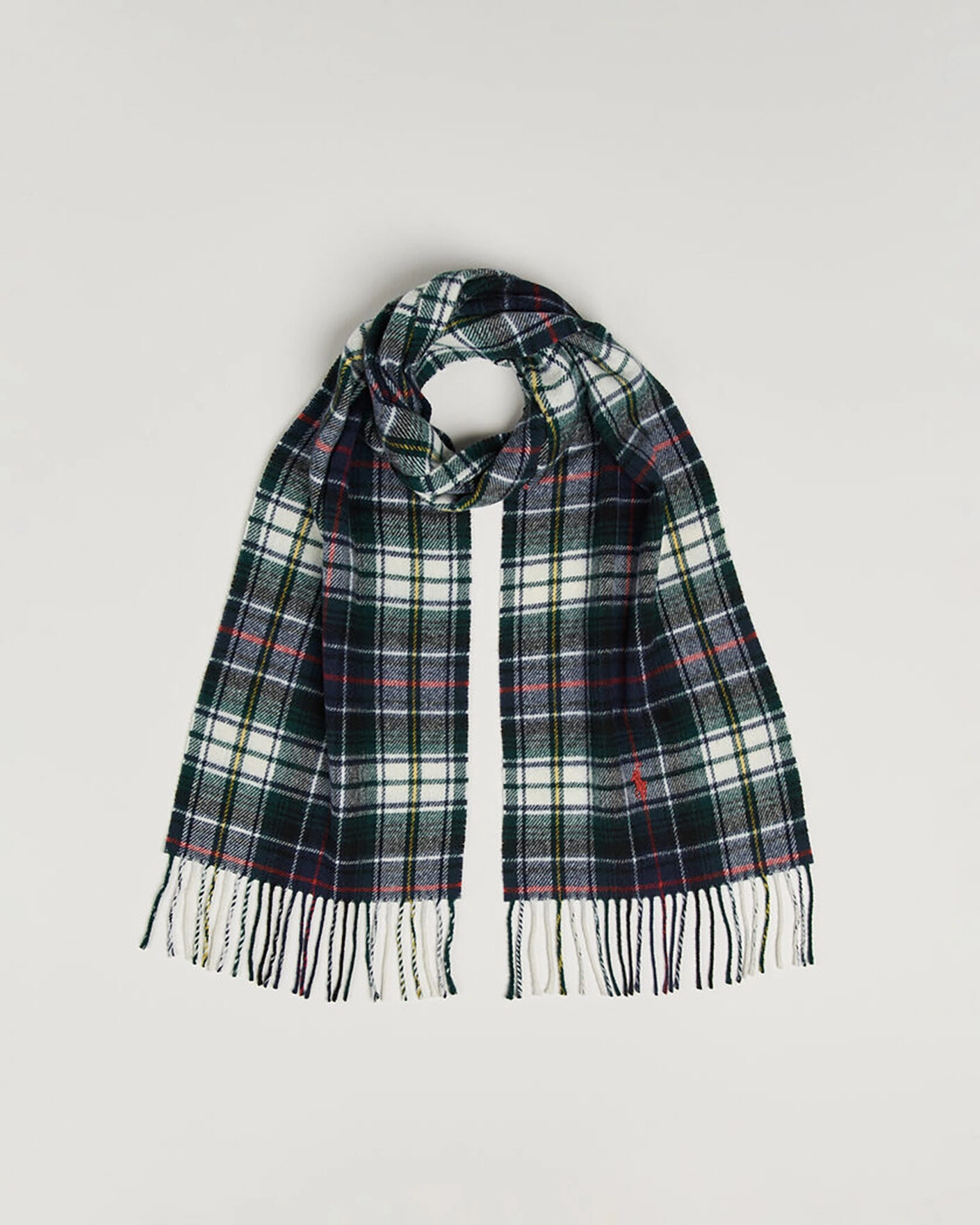Herr | Halsdukar | Polo Ralph Lauren | Classic Wool Scarf Cream Multi