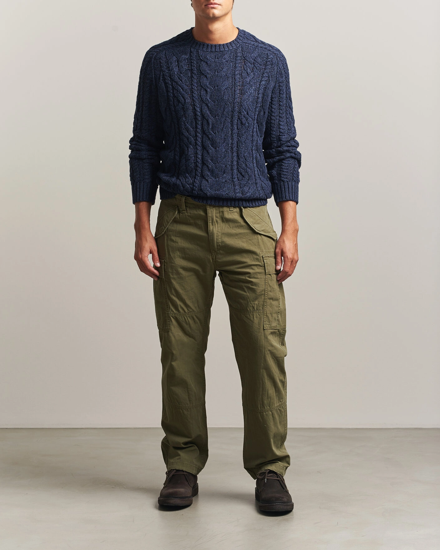 Herr | Byxor | Polo Ralph Lauren | Rustic Canvas Cargo Pants Outdoors Olive