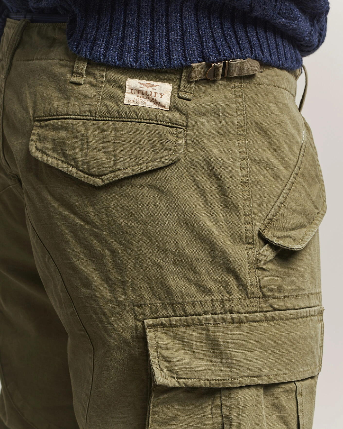 Herr | Byxor | Polo Ralph Lauren | Rustic Canvas Cargo Pants Outdoors Olive