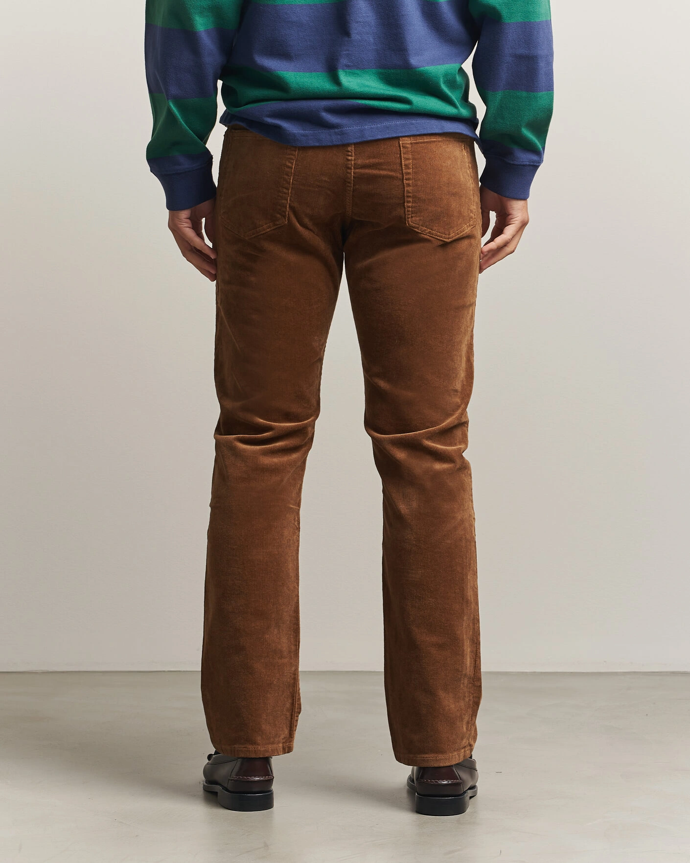 Herr | Byxor | Polo Ralph Lauren | Stretch Corduroy Straight Fit Pants Sepia