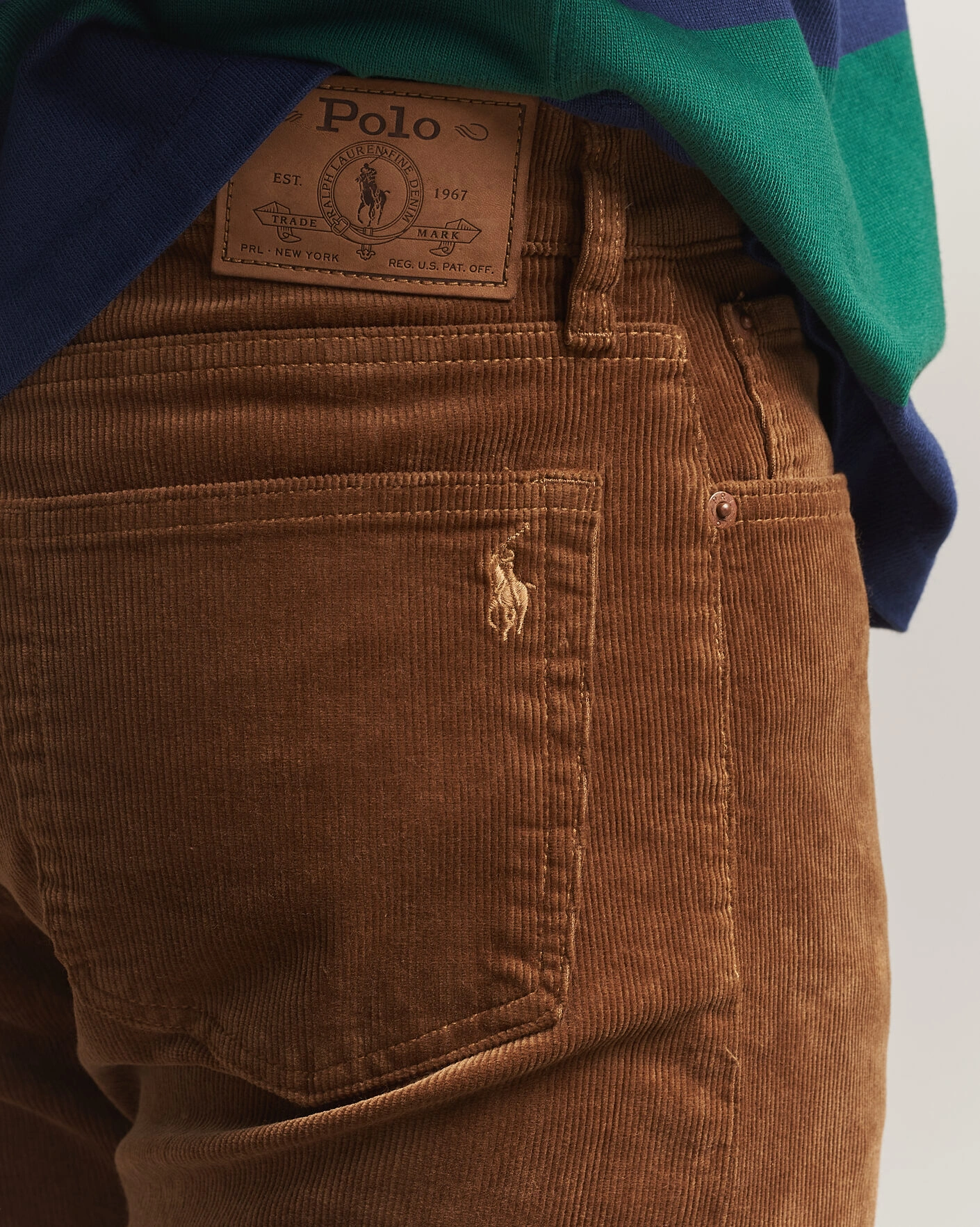 Herr | Byxor | Polo Ralph Lauren | Stretch Corduroy Straight Fit Pants Sepia