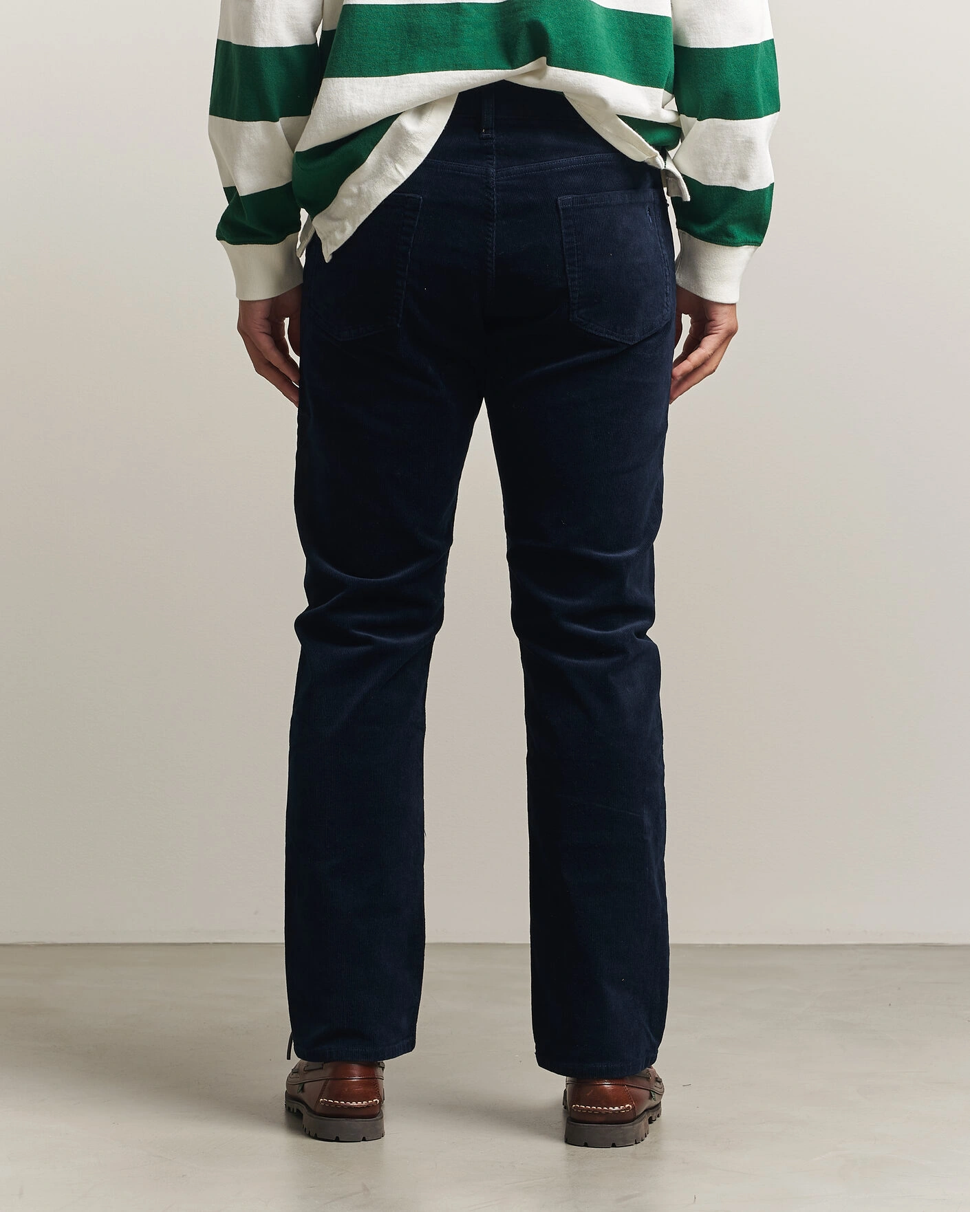 Herr | Byxor | Polo Ralph Lauren | Stretch Corduroy Straight Fit Pants Aviator Navy