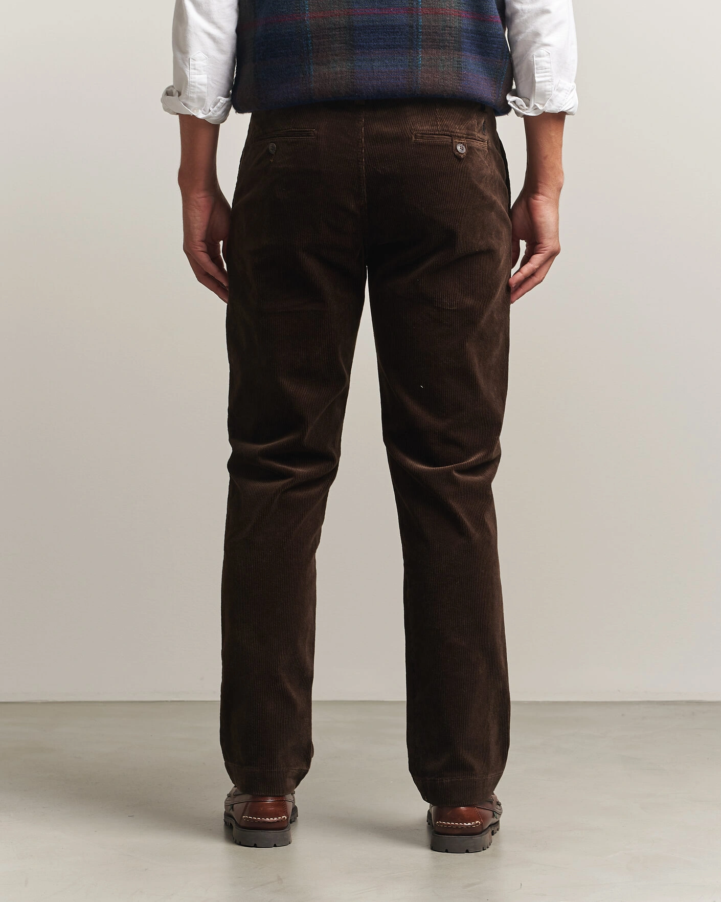 Herr | Byxor | Polo Ralph Lauren | Bedford Corduroy 5-Pocket Pants Dark Beech