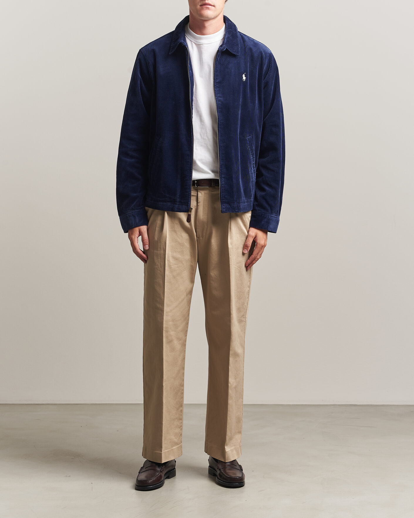 Herr | Jackor | Polo Ralph Lauren | Lined Corduroy Windbreaker Newport Navy