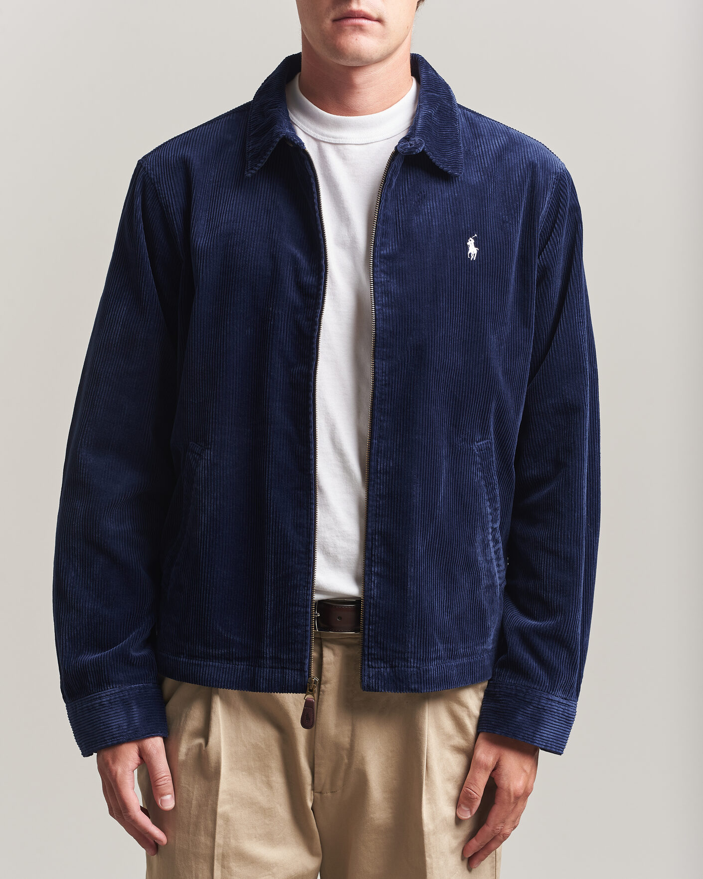 Herr | Jackor | Polo Ralph Lauren | Lined Corduroy Windbreaker Newport Navy