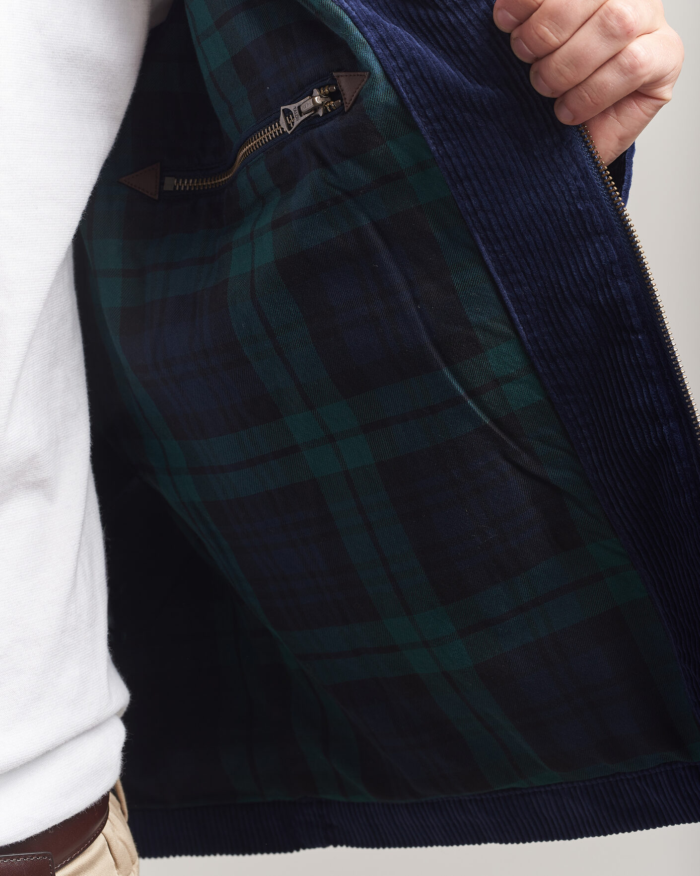 Herr | Jackor | Polo Ralph Lauren | Lined Corduroy Windbreaker Newport Navy