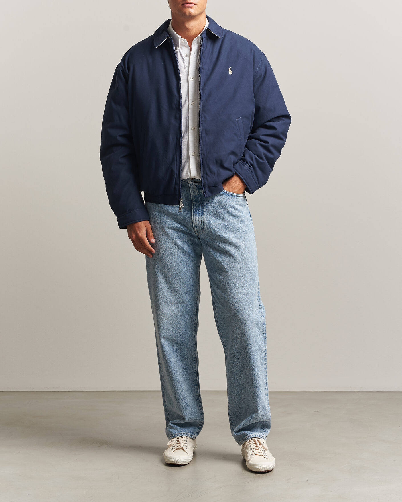 Herr | Jackor | Polo Ralph Lauren | Woven Twill Windbreaker Refined Navy
