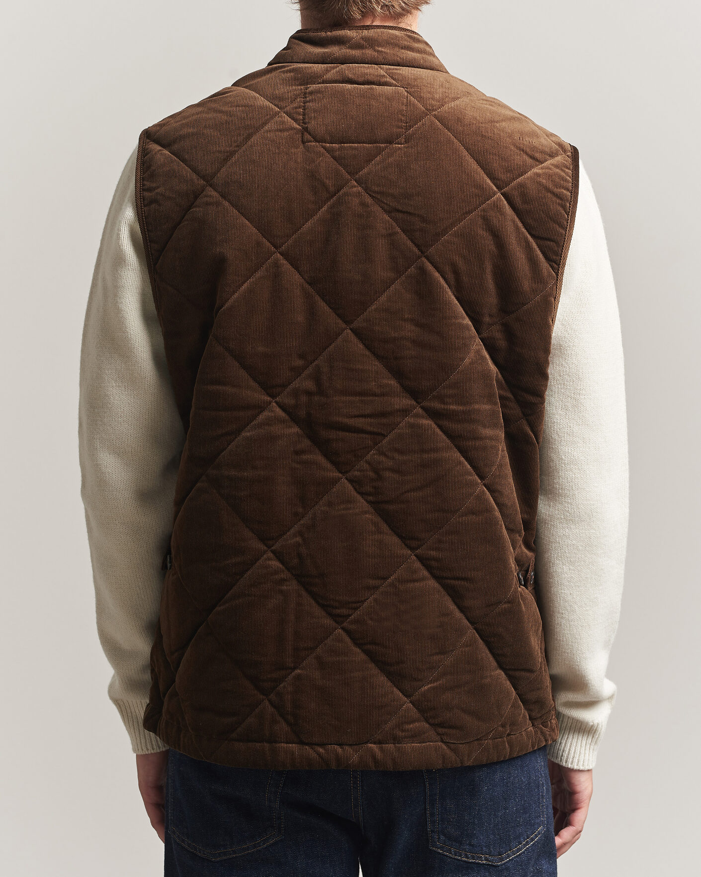 Herr | Västar | Polo Ralph Lauren | Quilted Corduroy Vest Cooper Brown