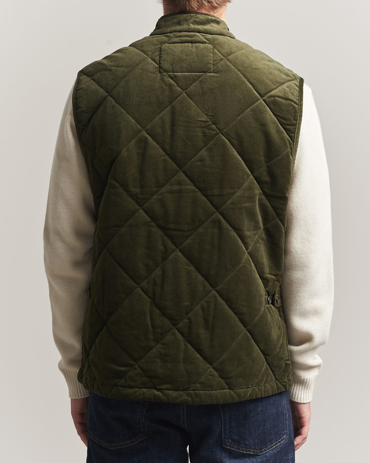 Herr | Västar | Polo Ralph Lauren | Quilted Corduroy Vest Company Olive