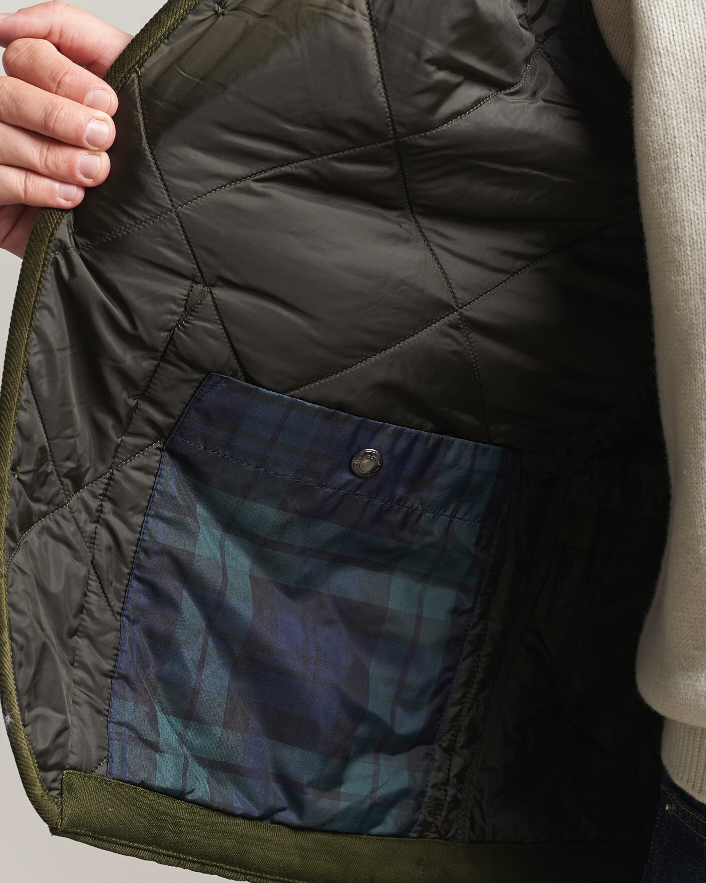 Herr | Västar | Polo Ralph Lauren | Quilted Corduroy Vest Company Olive