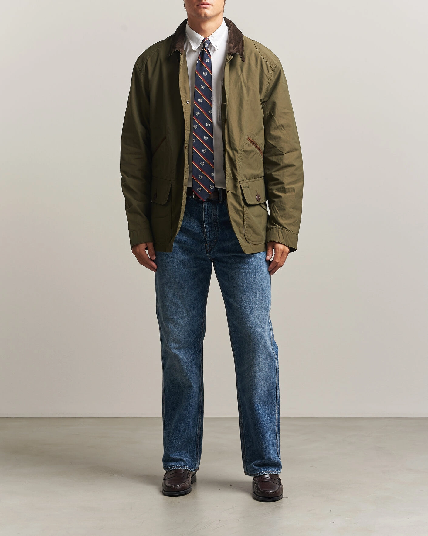Herr | Jackor | Polo Ralph Lauren | Cotton Nylon Field Jacket Canopy Olive
