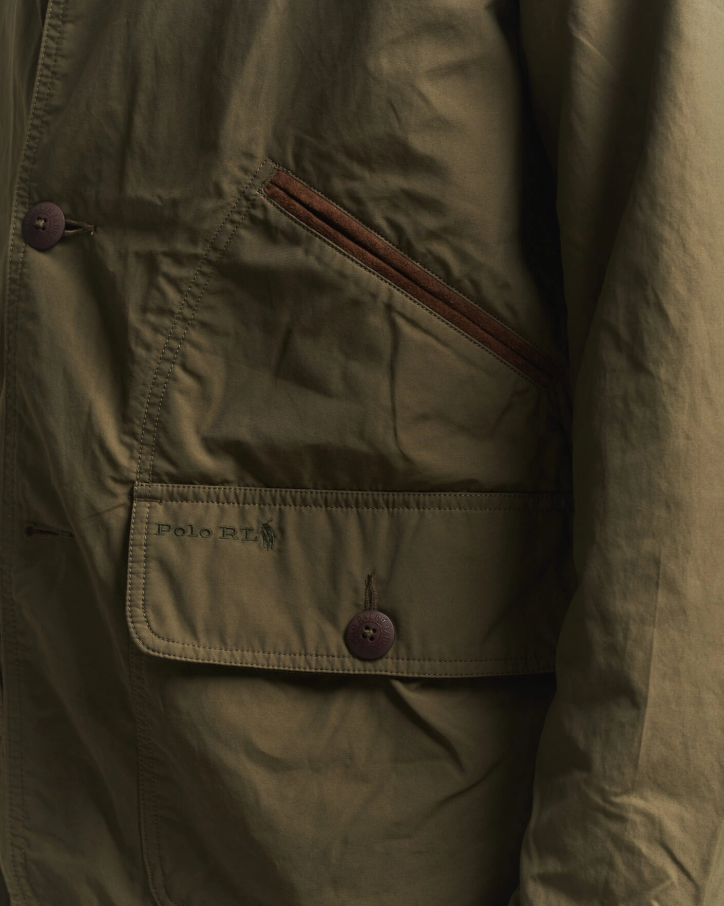 Herr | Jackor | Polo Ralph Lauren | Cotton Nylon Field Jacket Canopy Olive