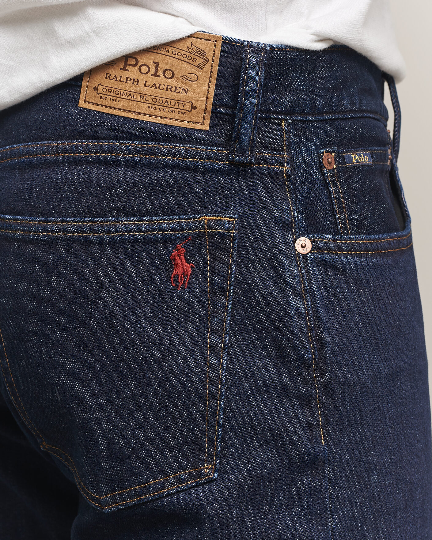 Herr | Jeans | Polo Ralph Lauren | Straight Fit Brushed Denim Jeans Westmorely
