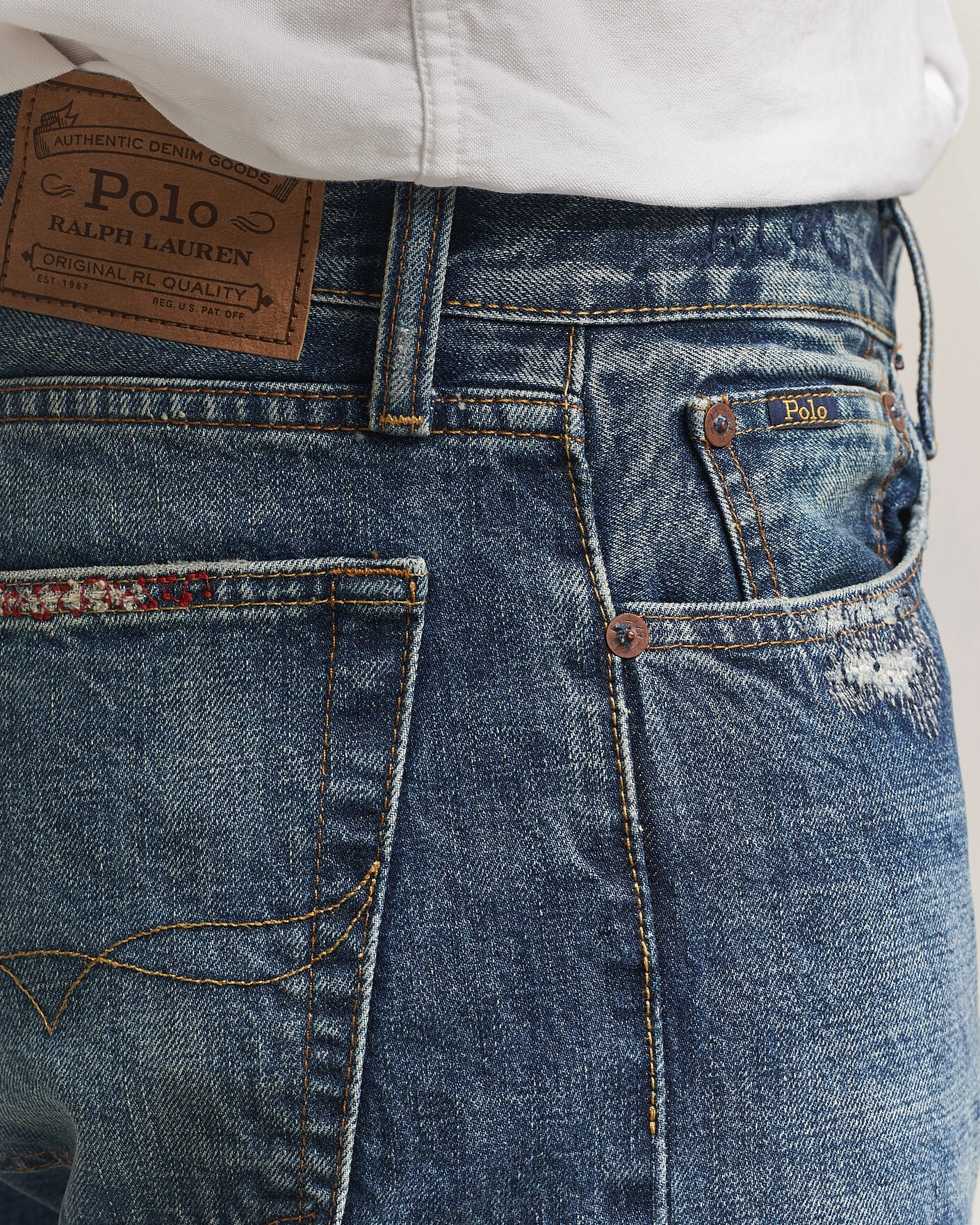 Herr | Jeans | Polo Ralph Lauren | Straight Fit Rigid Denim Jeans Rhinebeck