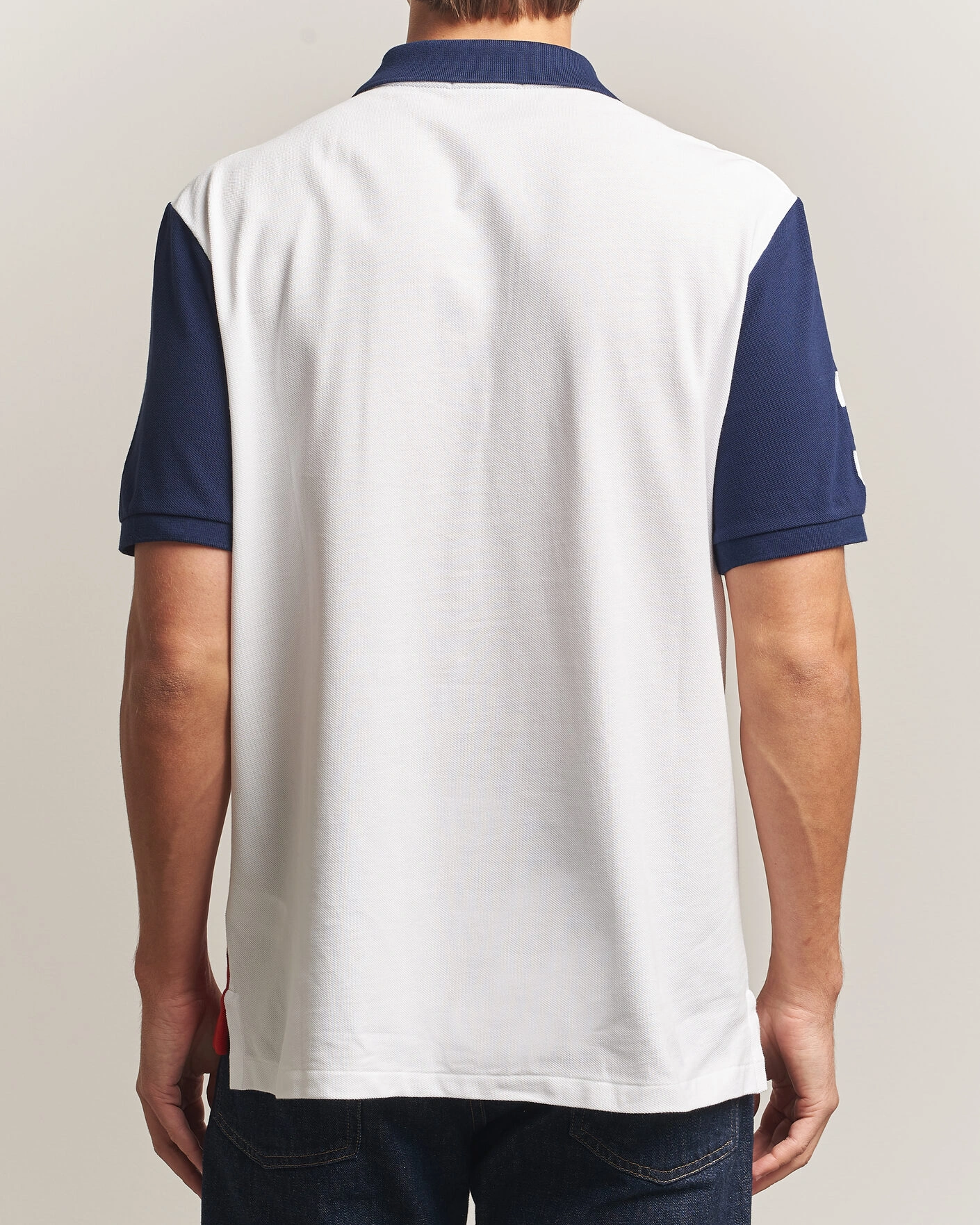 Herr | Pikéer | Polo Ralph Lauren | Classic Fit Diagonal Stripe Polo White