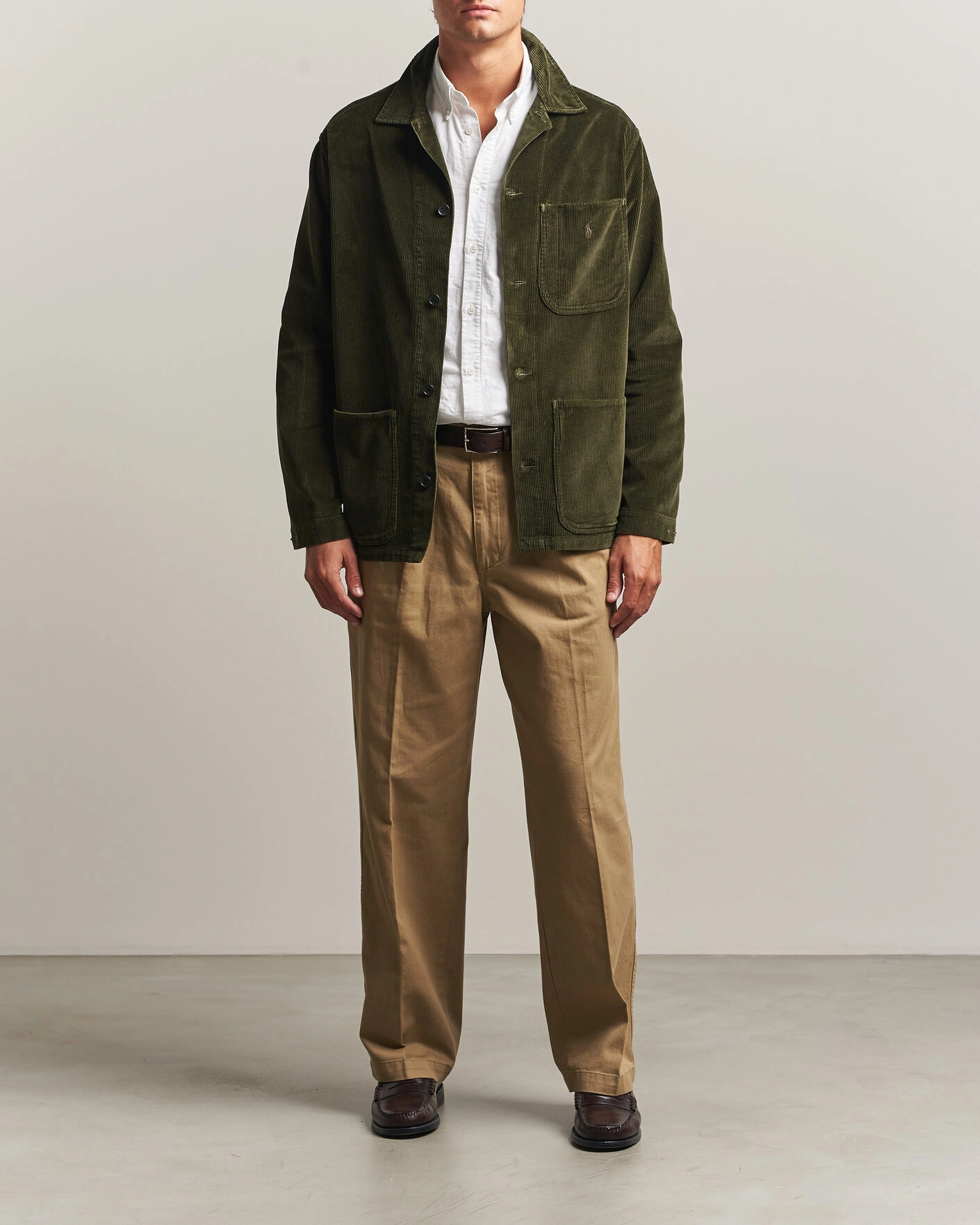 Herr | Skjortor | Polo Ralph Lauren | Corduroy Overshirt Company Olive
