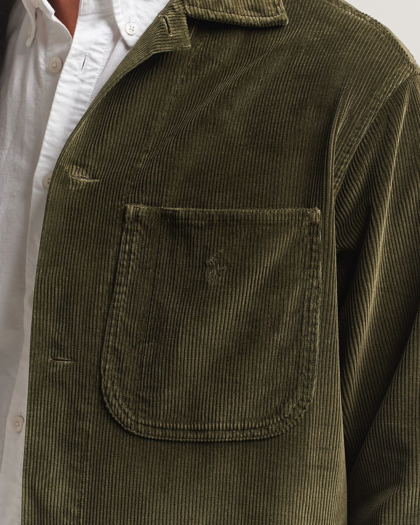 Herr | Skjortor | Polo Ralph Lauren | Corduroy Overshirt Company Olive