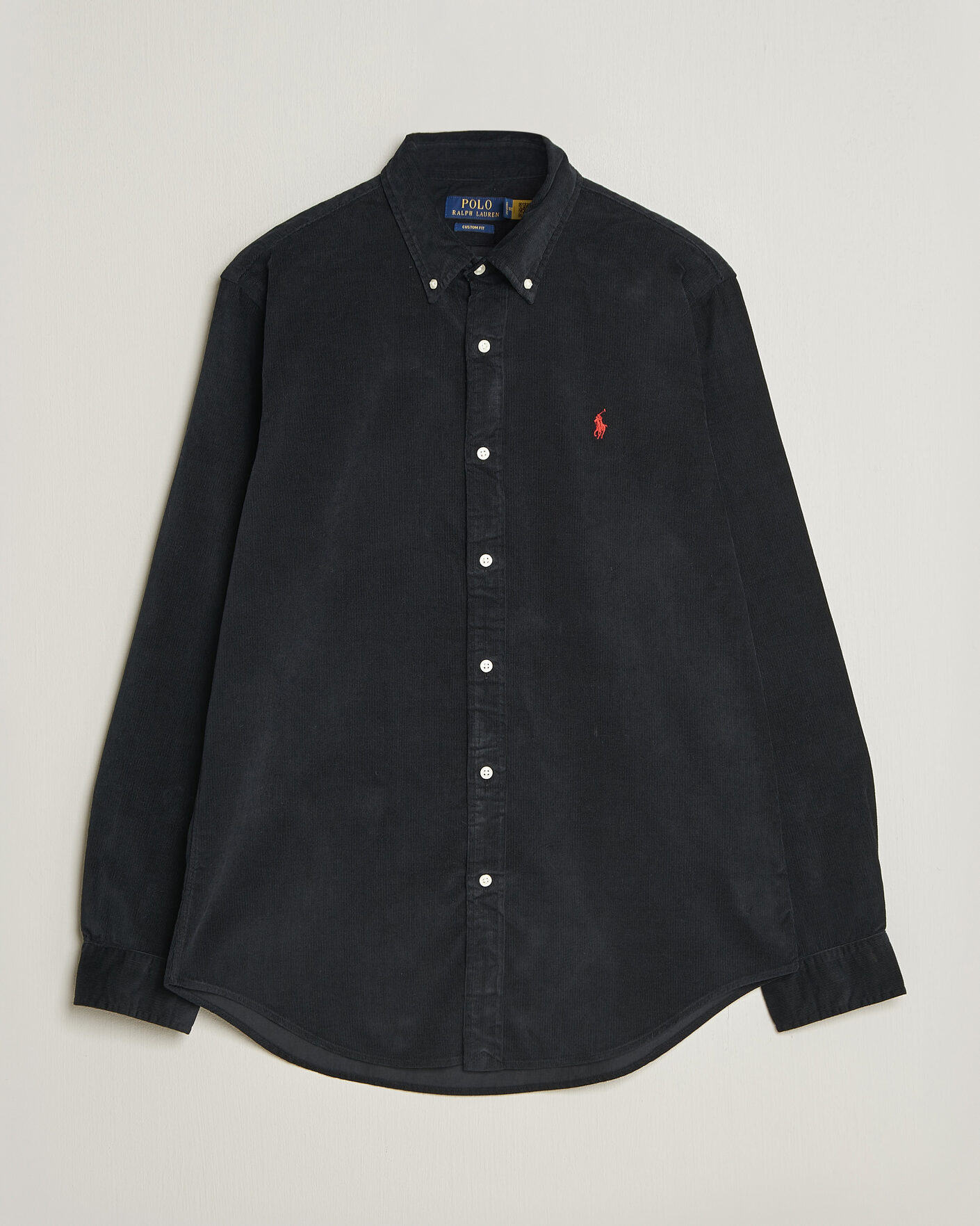 Herr | Skjortor | Polo Ralph Lauren | Custom Fit BD Corduroy Shirt Polo Black