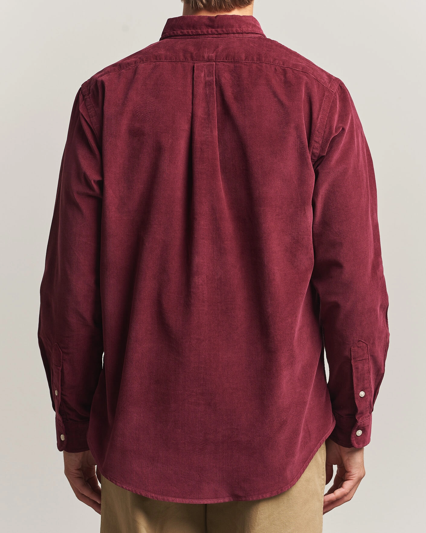 Herr | Skjortor | Polo Ralph Lauren | Custom Fit BD Corduroy Shirt Classic Wine