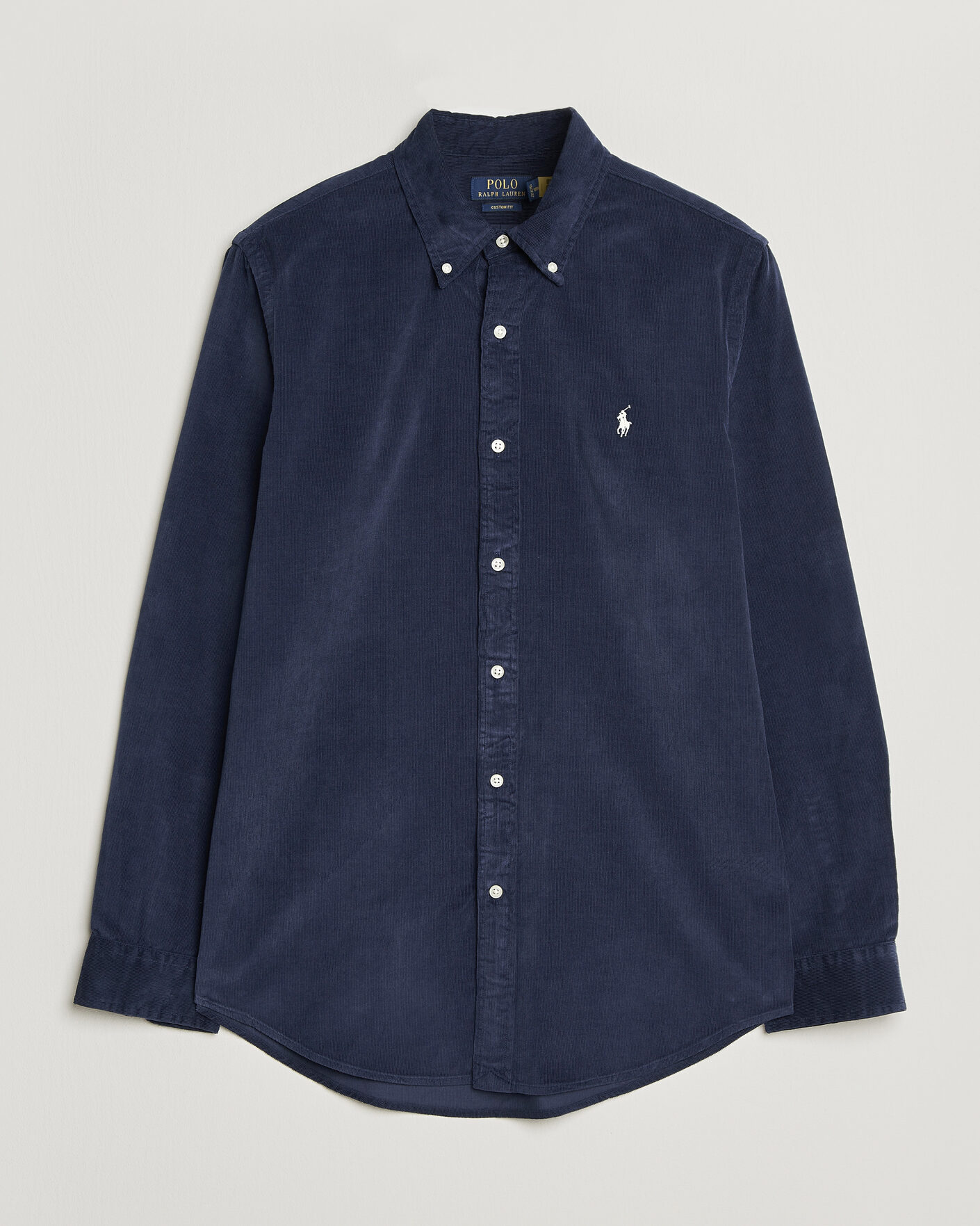 Herr | Skjortor | Polo Ralph Lauren | Custom Fit BD Corduroy Shirt Newport Navy